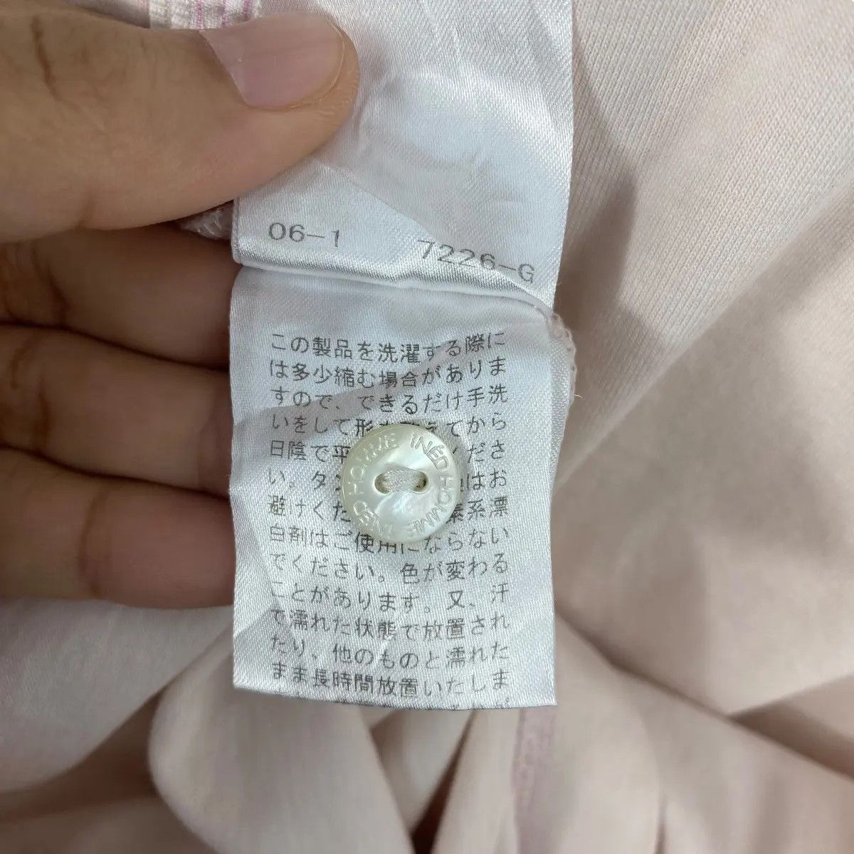 Designer INED HOMME By Yohji Yamamoto Polo Shirt Size 3 Size M / US 6-8 / IT 42-44 - 8 Thumbnail