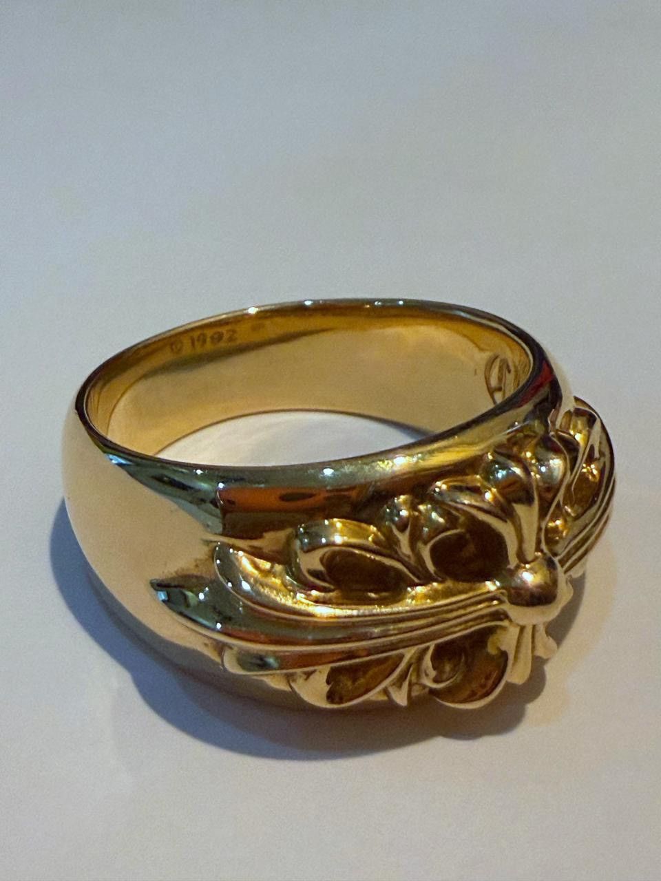 Chrome Hearts Chrome Hearts 22K Classic Floral Cross Ring US 11.5 Size ONE SIZE - 5 Thumbnail