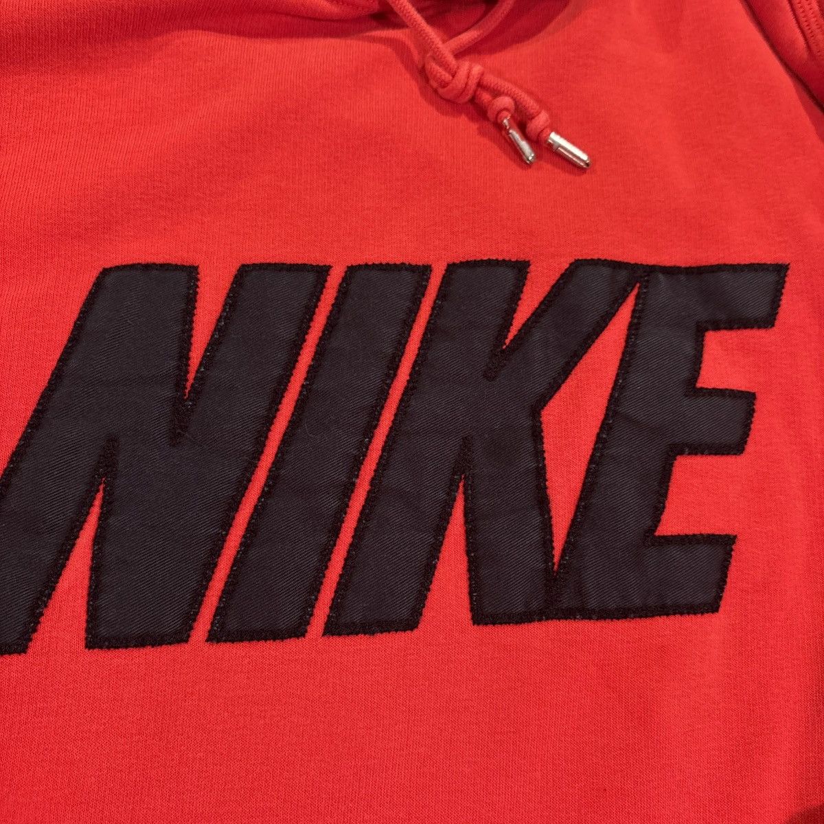 Nike Vintage Nike Hoodie Men XXL Red Center Spellout Hoodie Size US XXL / EU 58 / 5 - 3 Thumbnail