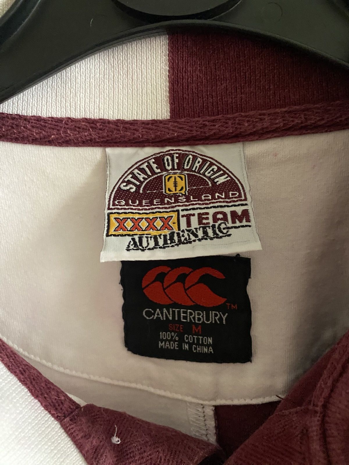 Canterbury of New Zealand Queensland State Of Origin Team Canterbury Rugby Jersey Size US M / EU 48-50 / 2 - 2 Thumbnail