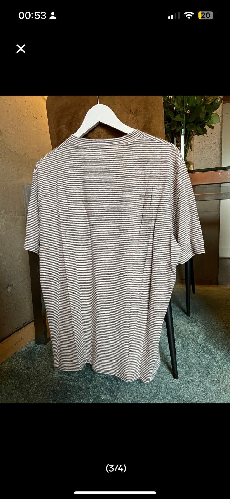 Brunello Cucinelli Brunello cucinelli linen t shirt Size US L / EU 52-54 / 3 - 2 Thumbnail
