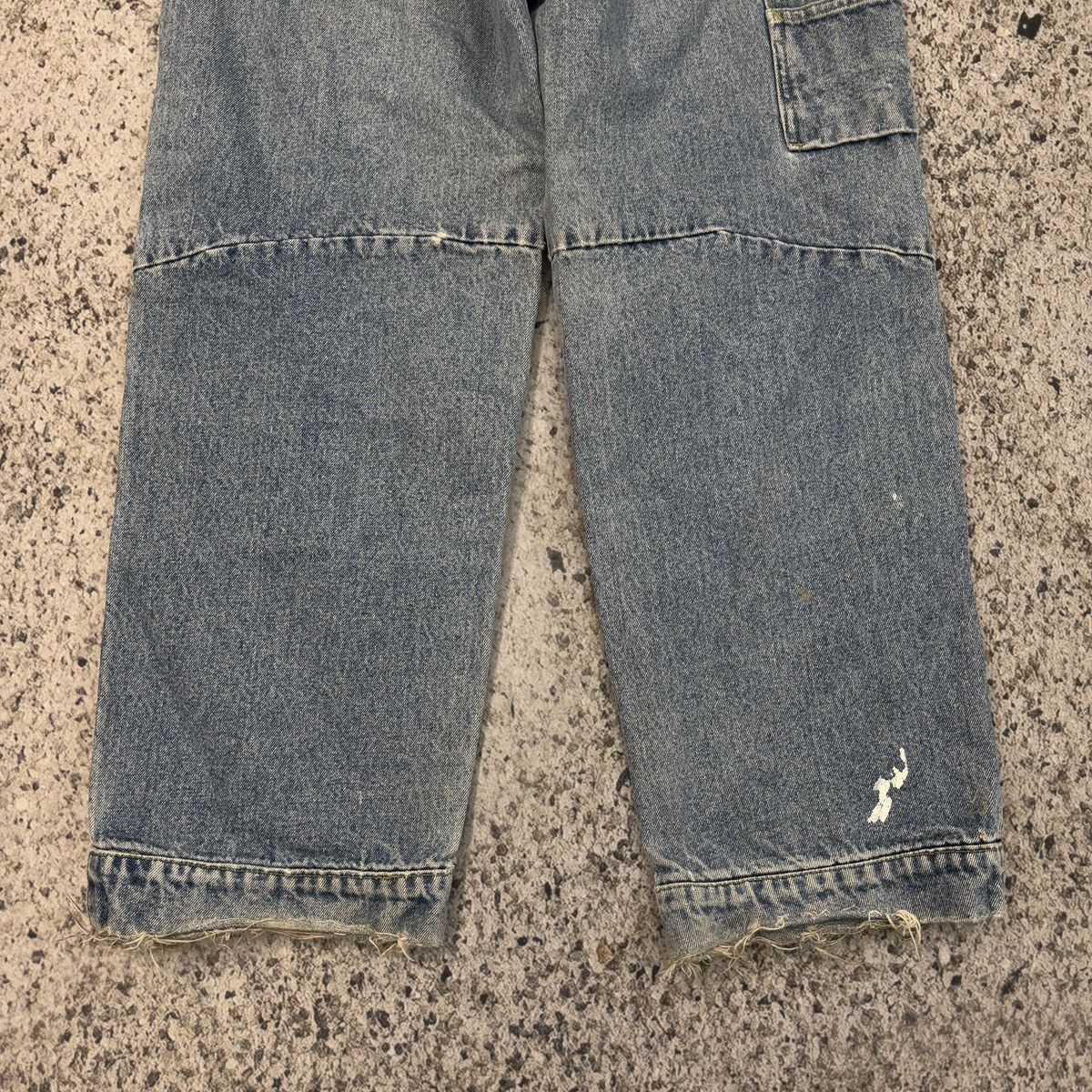 Vintage 90s Fiend Thrashed Faded Distressed Skater Jeans ERD Grunge Size US 32 / EU 48 - 12 Thumbnail