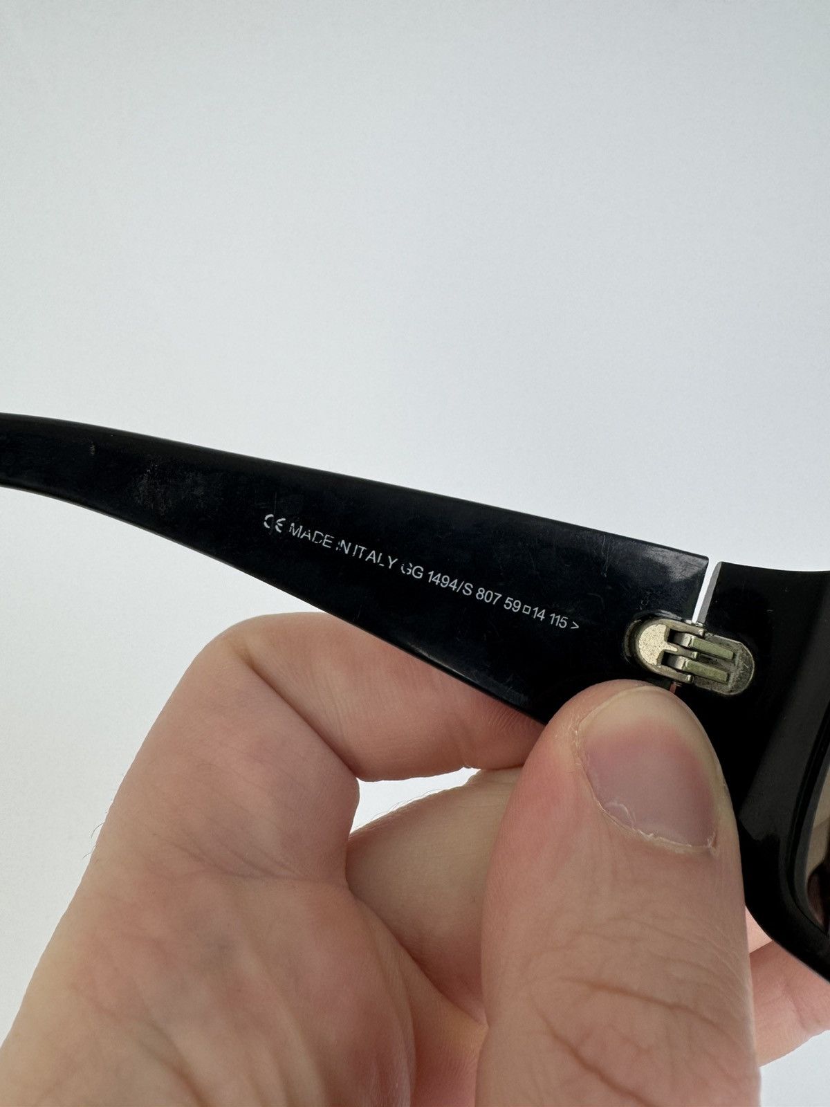 Gucci Gucci Sunglasses GG 1494/S Black Wrap Green Size ONE SIZE - 5 Thumbnail