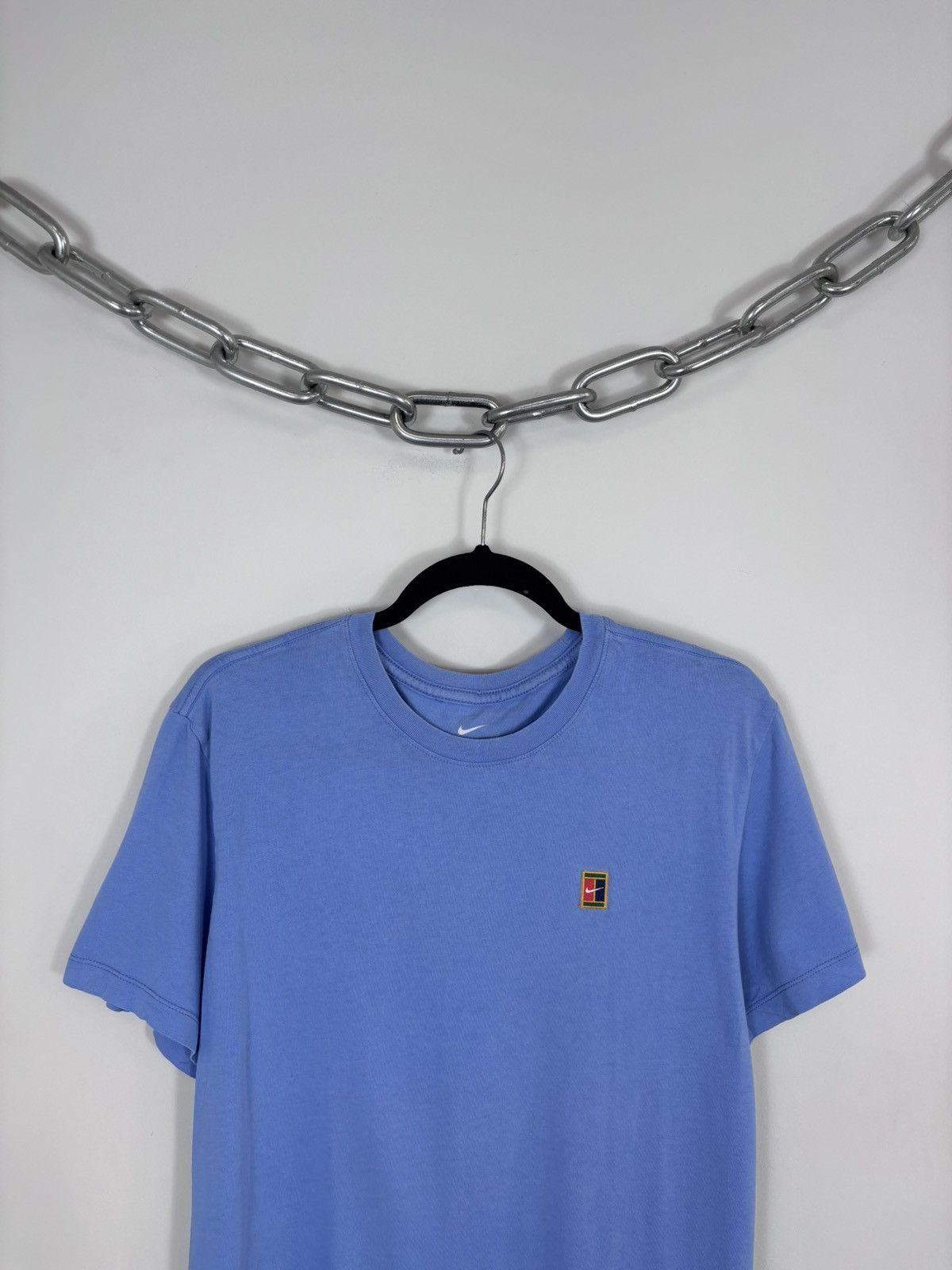 Nike Nike Challenge Court Men’s Blue Hype T-Shirt Tee Size US M / EU 48-50 / 2 - 2 Thumbnail
