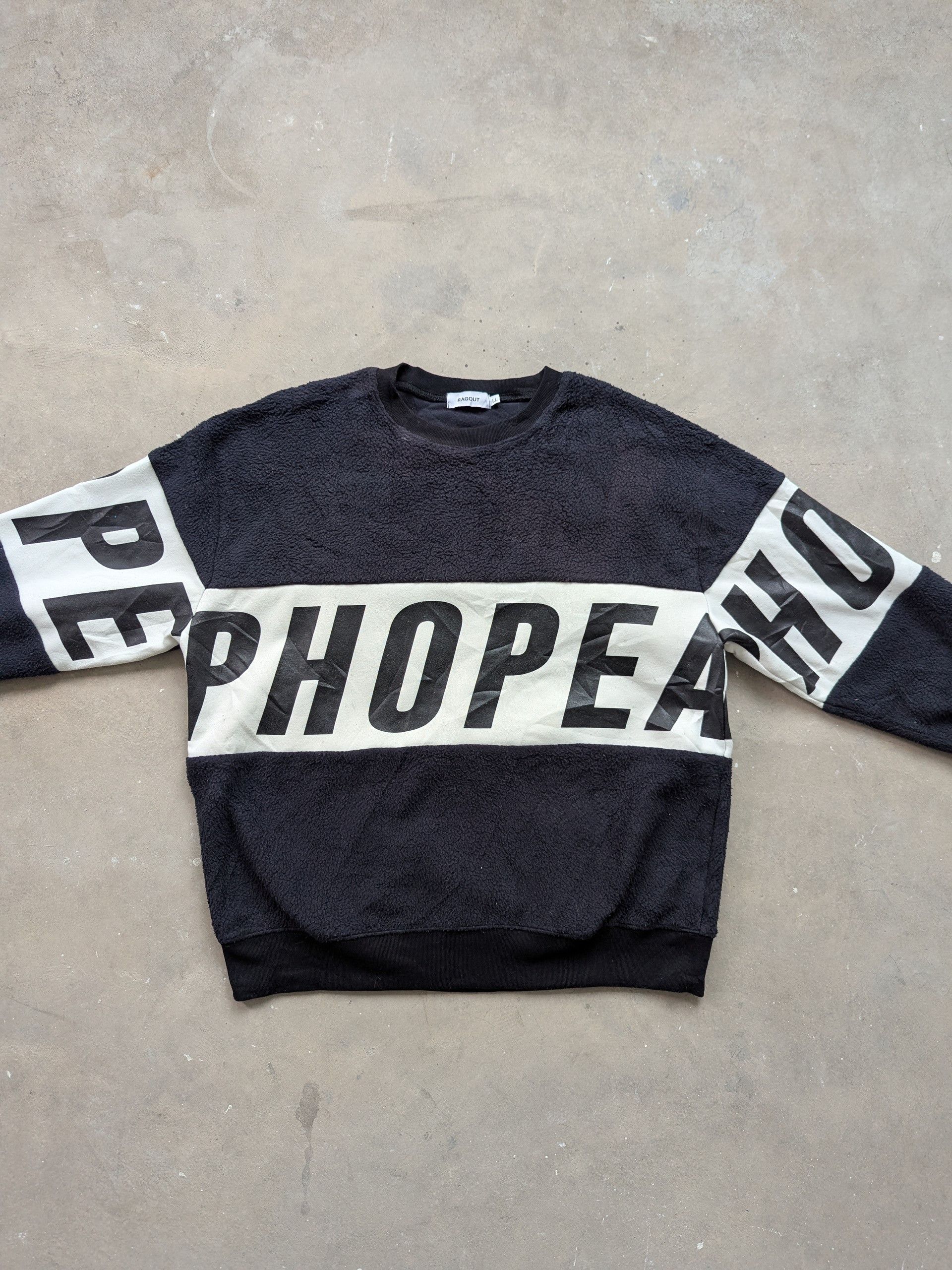 Japanese Brand Ragout Sweatshirt Fleece Spell Out Big Logo Size US L / EU 52-54 / 3 - 4 Thumbnail