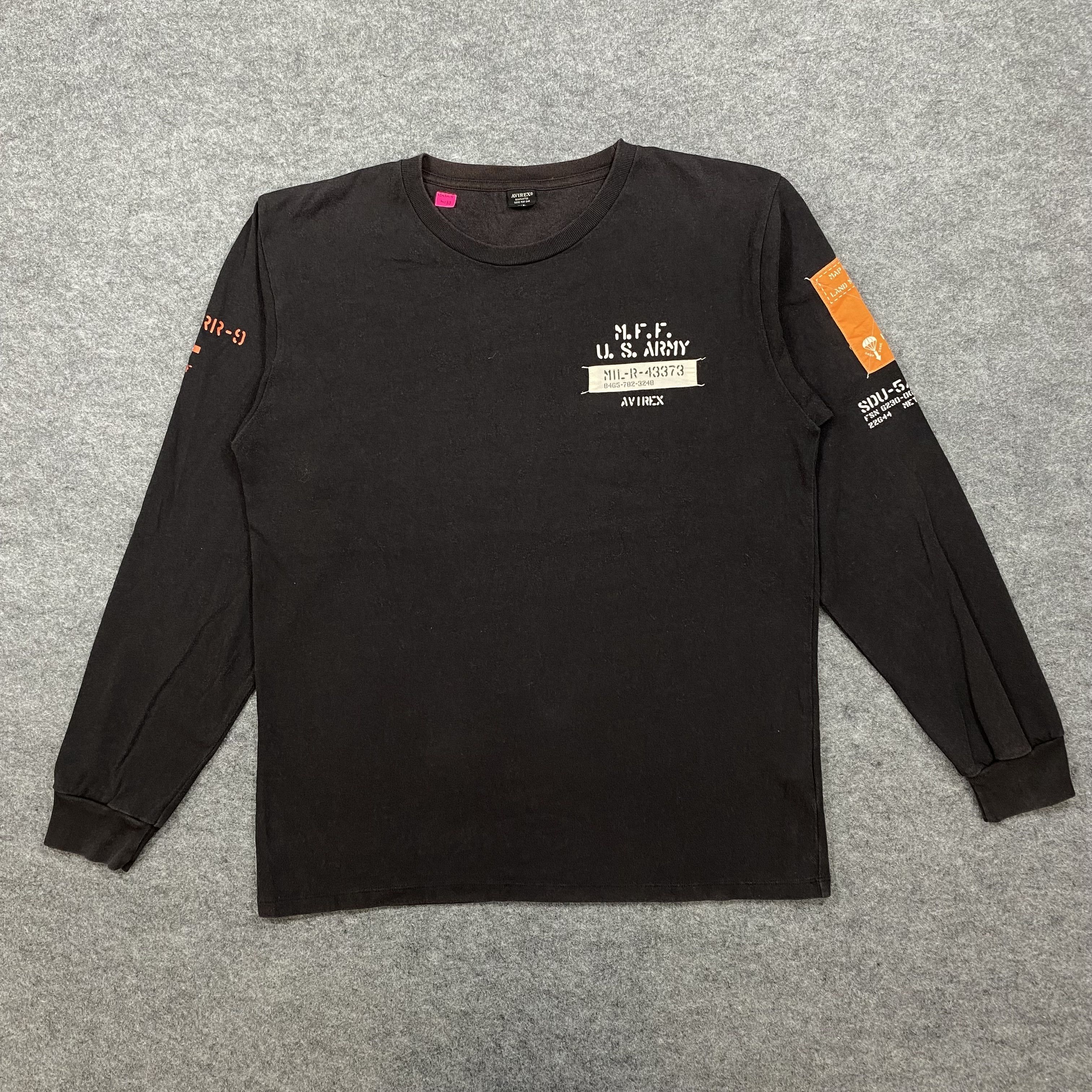Avirex Avirex military long sleeve tshirt-N033 Size US XL / EU 56 / 4 - 2 Thumbnail