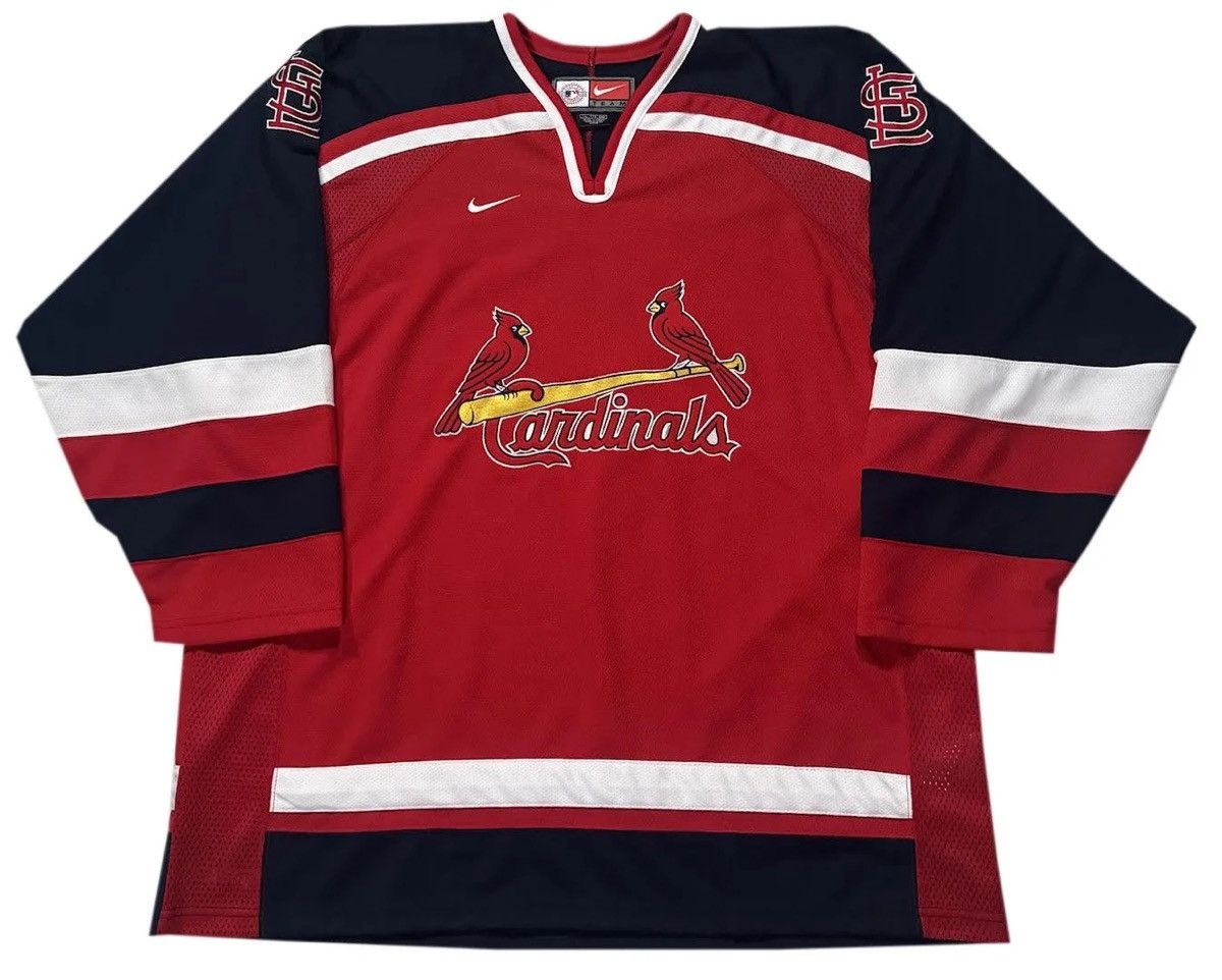 Nike Vintage Nike St. Louis Cardinals Hockey Jersey (Size XXL) Size US XXL / EU 58 / 5 - 1 Preview