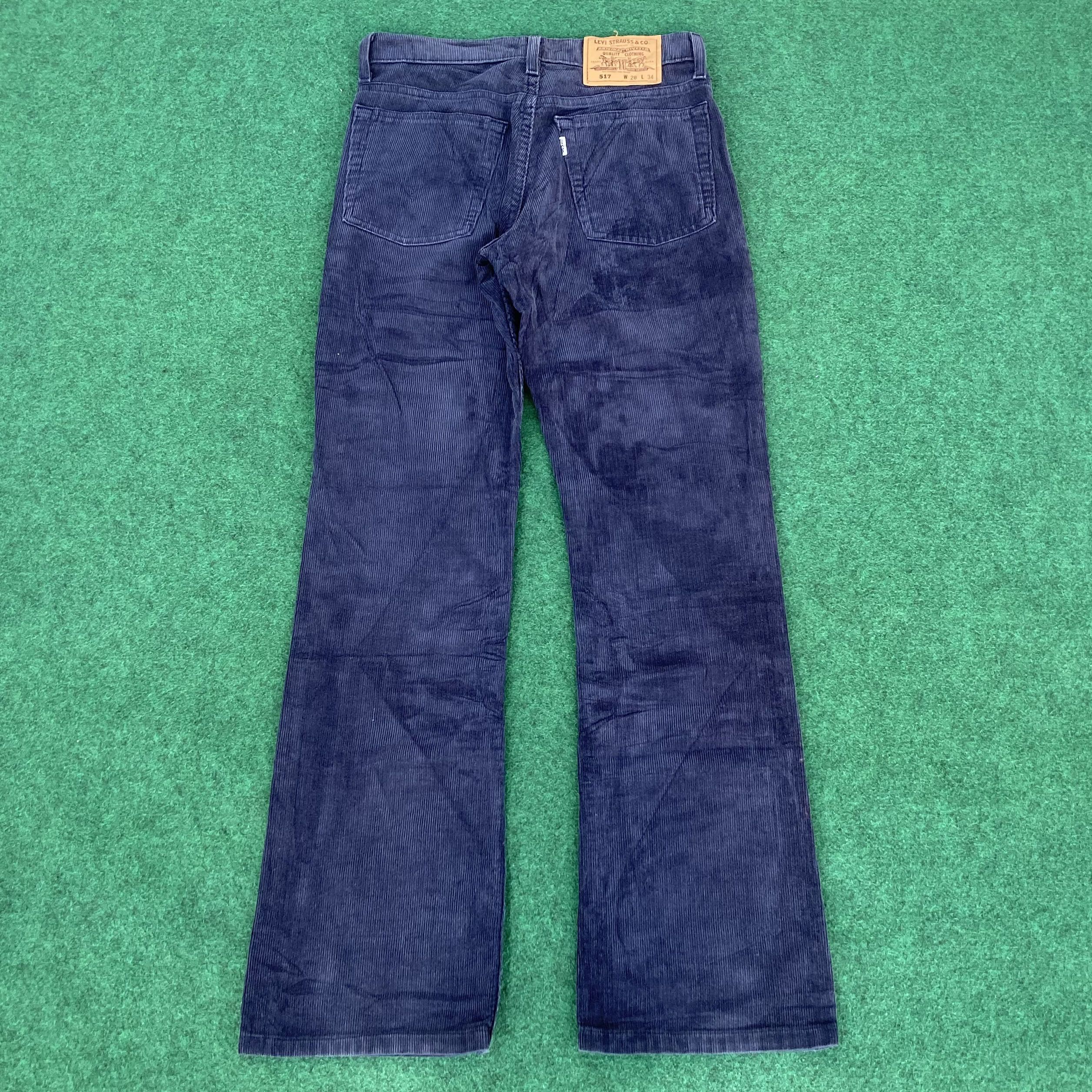 Levi's × Vintage Vtg Levis 517 Corduroy flare Jeans Sz 28 Bootcut Jeans Size US 28 / EU 44 - 12 Thumbnail