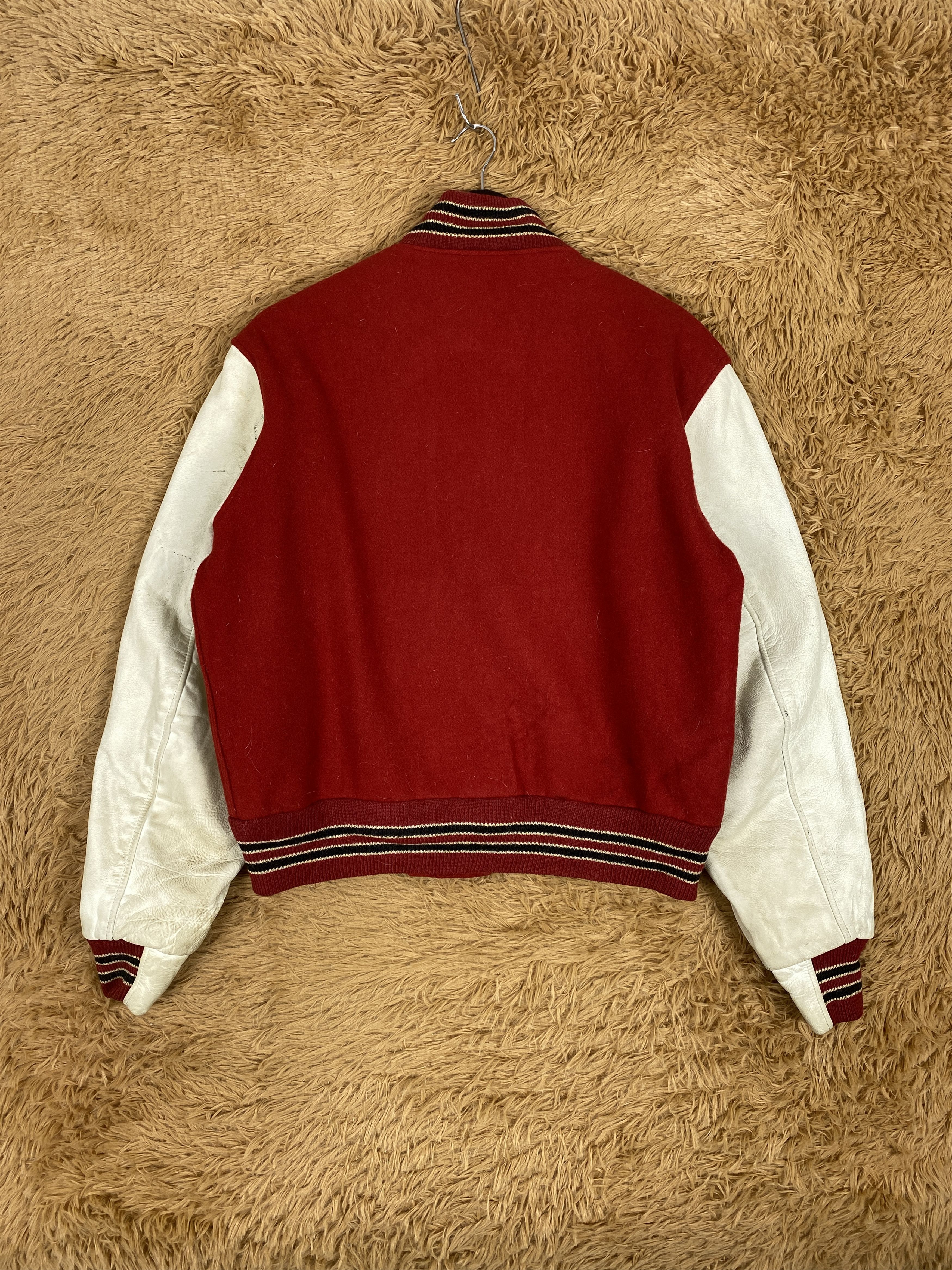 Golden Bear Vintage Golden Bear Leather Sleeve Varsity PJ2471 Size US M / EU 48-50 / 2 - 6 Thumbnail