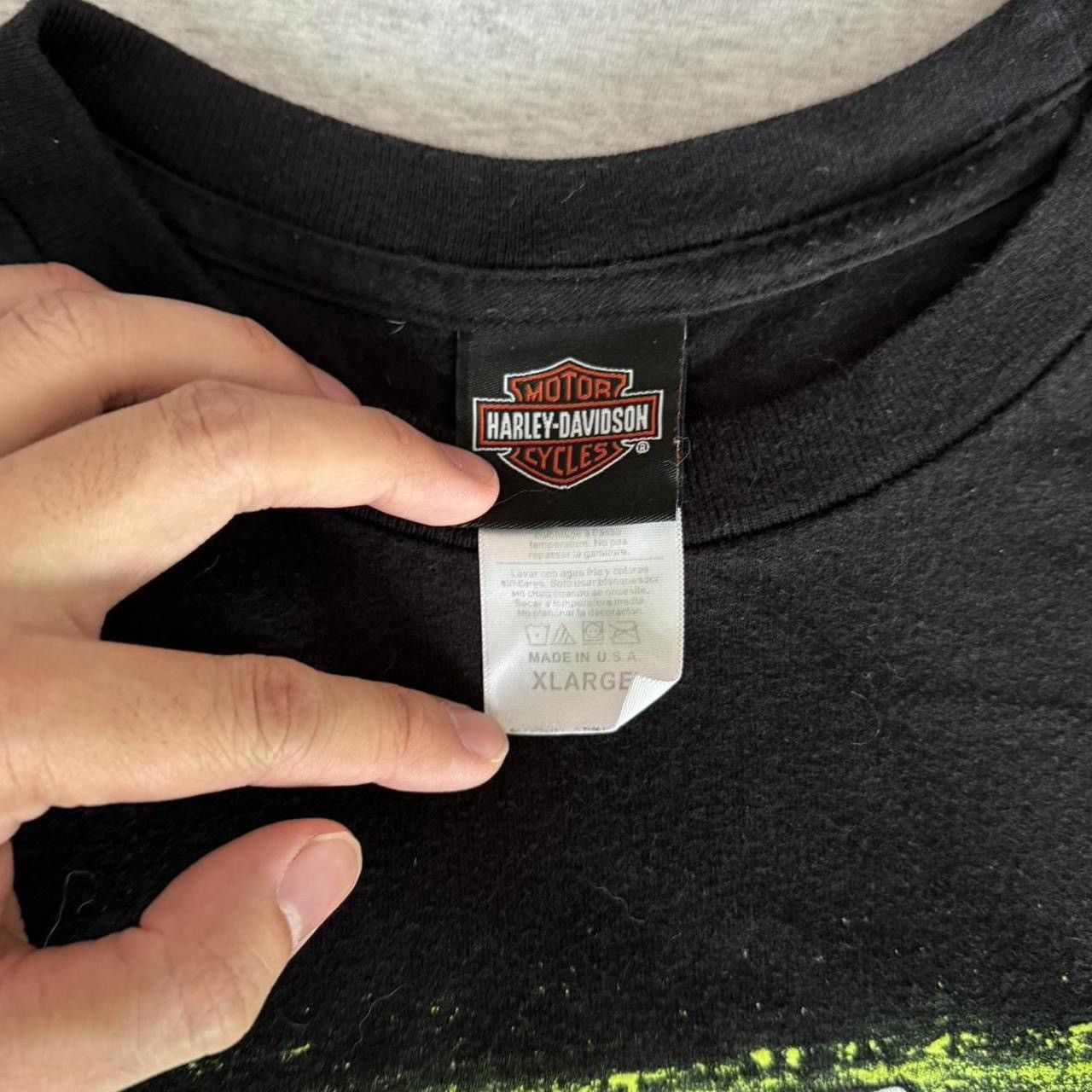 Harley Davidson × Vintage Vintage Harley Davidson Billings Montana Graphics Black Tee Size US XL / EU 56 / 4 - 6 Thumbnail