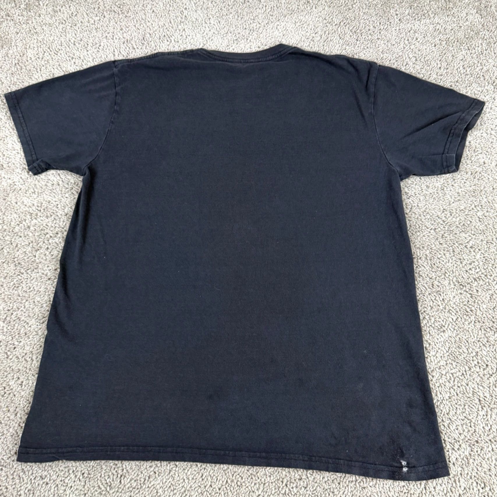 Vintage VINTAGE Jimi Hendrix Shirt Mens Extra Large Black USA Flag Photograph Short Sleeve READ Size US XL / EU 56 / 4 - 6 Thumbnail