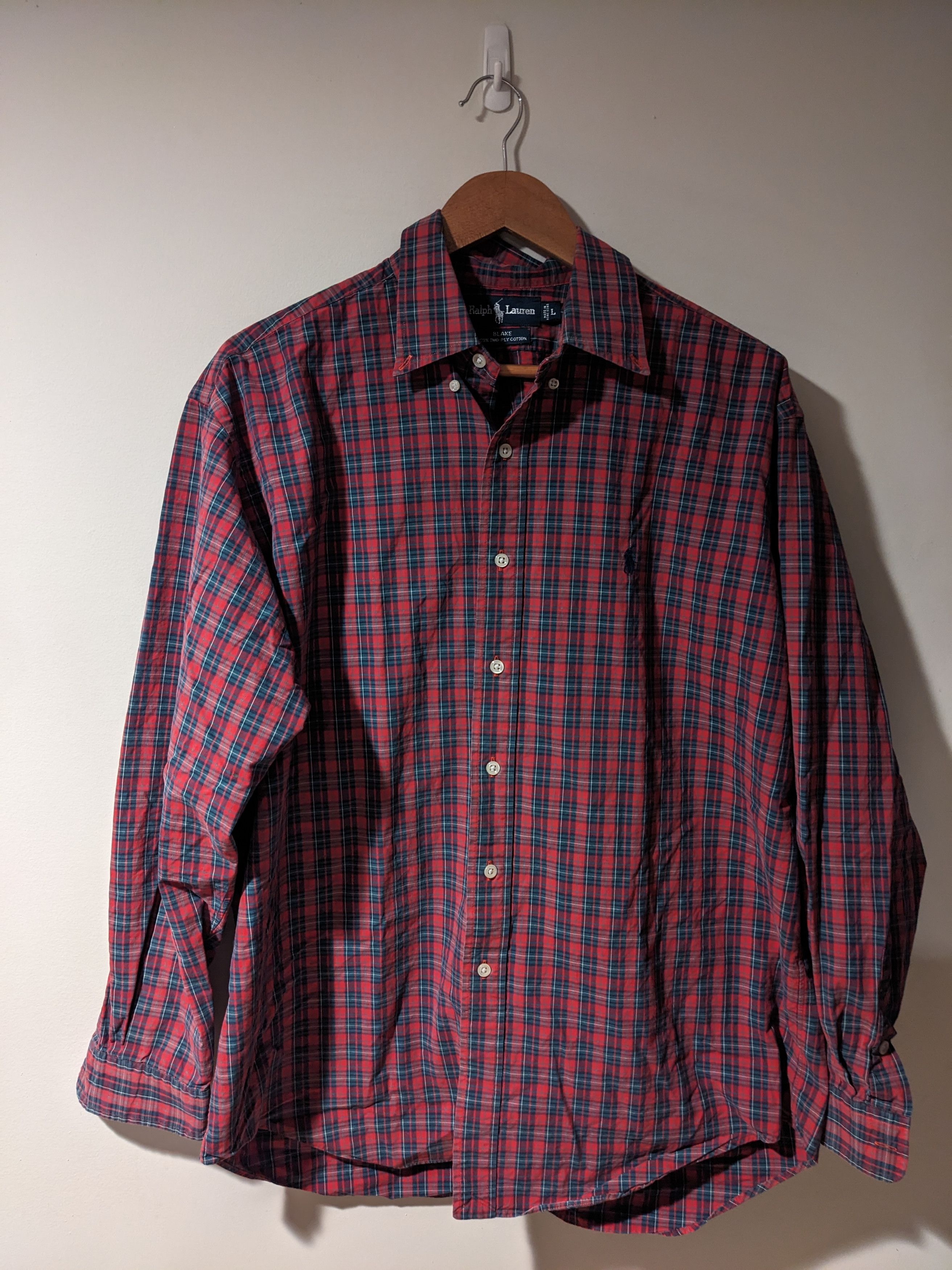 Polo Ralph Lauren × Vintage Vintage Y2K Polo Ralph Lauren Plaid Large Button Up Shirt Size US L / EU 52-54 / 3 - 1 Thumbnail