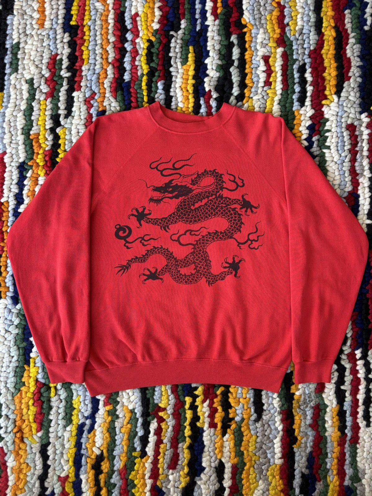 Vintage 1980s Vintage Asian Dragon Crewneck Size US M / EU 48-50 / 2 - 1 Thumbnail