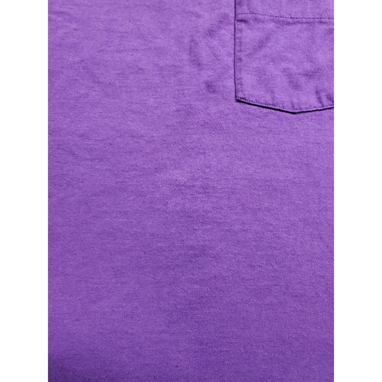 Vintage VINTAGE 90s BVD T Shirt 2XL Mens Purple Pocket Blank Single Stitch USA Made Size US XXL / EU 58 / 5 - 4 Thumbnail