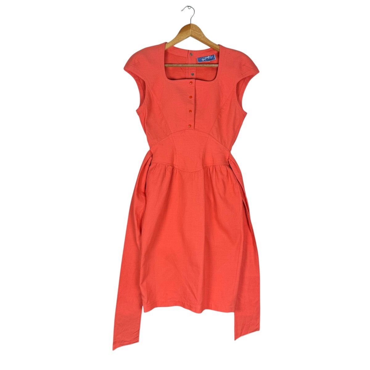 Thierry Mugler 🌟THIERRY MUGLER DRESS SNAP BUTTON SLEEVELESS Size S / US 4 / IT 40 - 5 Thumbnail