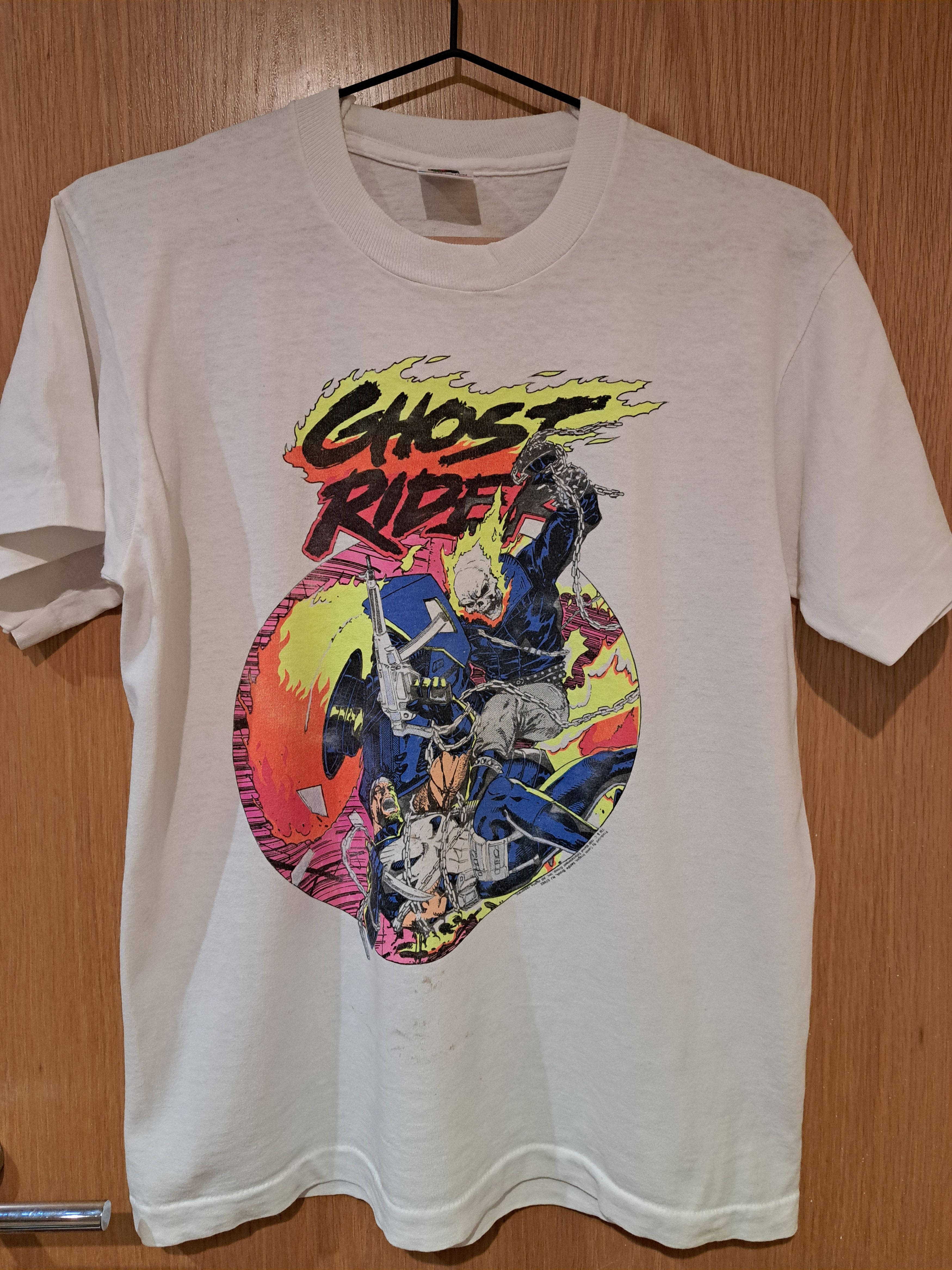 Marvel Comics Vintage 90s Ghost Rider Punisher comic images T-shirt Size US M / EU 48-50 / 2 - 1 Thumbnail