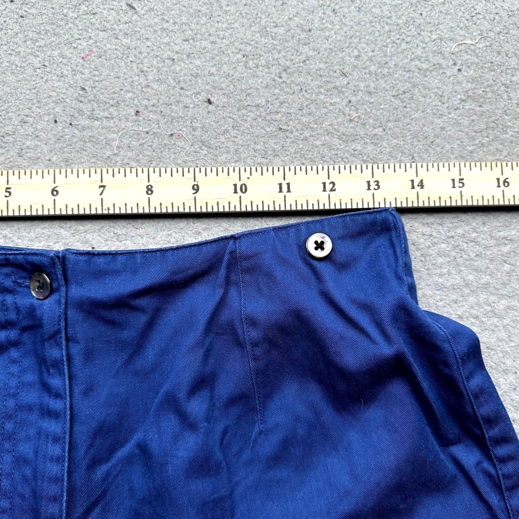 Nike VINTAGE Nike Golf Blue Skort Shorts Womens M 27x6.5 Twill Cotton Polyester Pockets 90s 80s Shout Swoosh Women Size 32" / US 10 / IT 46 - 4 Thumbnail