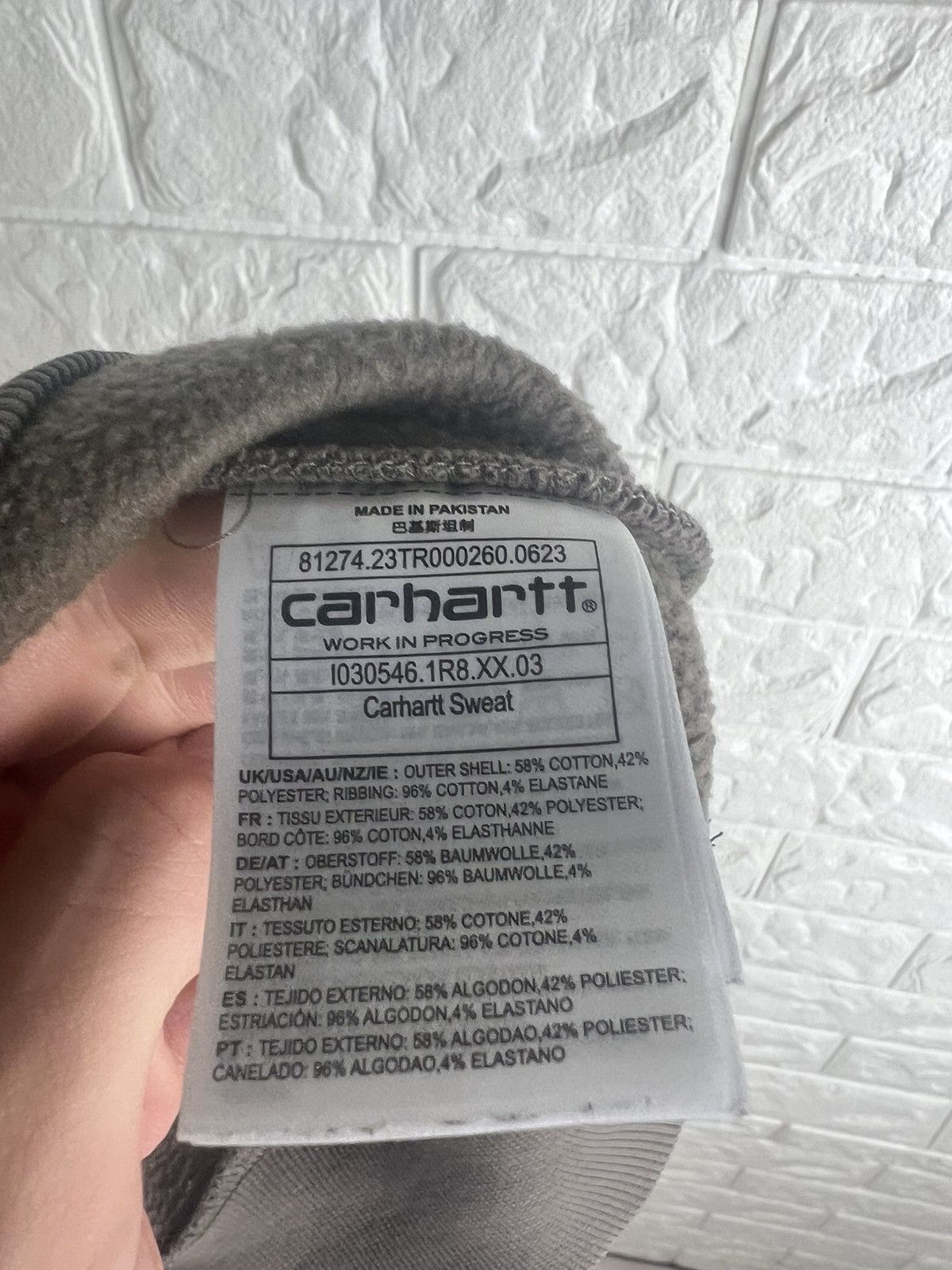 Carhartt × Carhartt Wip Carhartt Sweatshirt Size US M / EU 48-50 / 2 - 5 Thumbnail