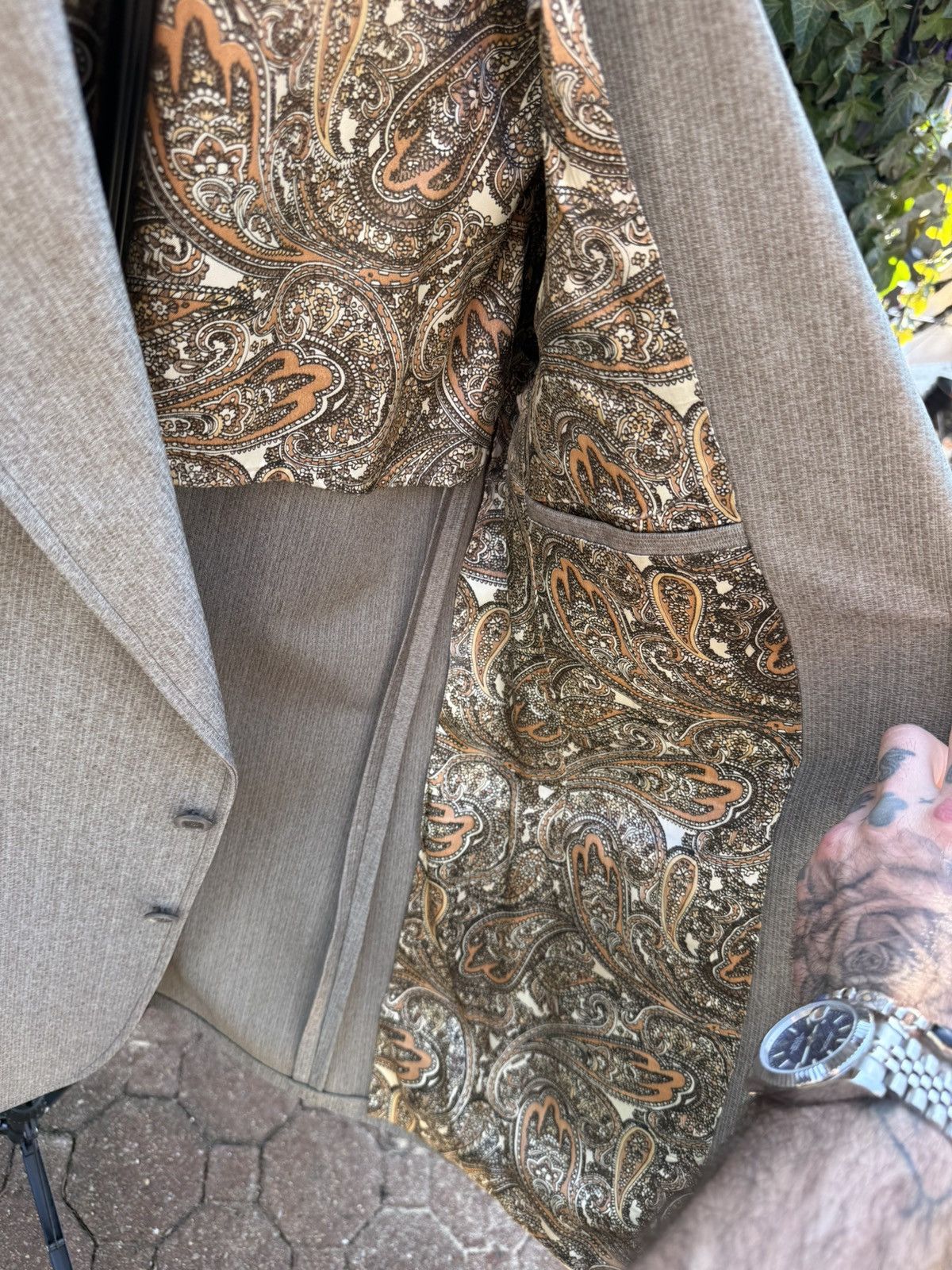 Pendleton Vintage Pendleton Silk Unique Rare Western Sport 3 Piece 80s Size 44R - 12 Thumbnail