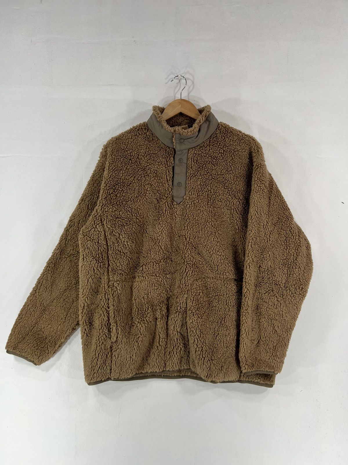 Lemaire × Uniqlo × White Mountaineering Uniqlo White Mountaineering Sherpa Half Button Size US XL / EU 56 / 4 - 1 Thumbnail
