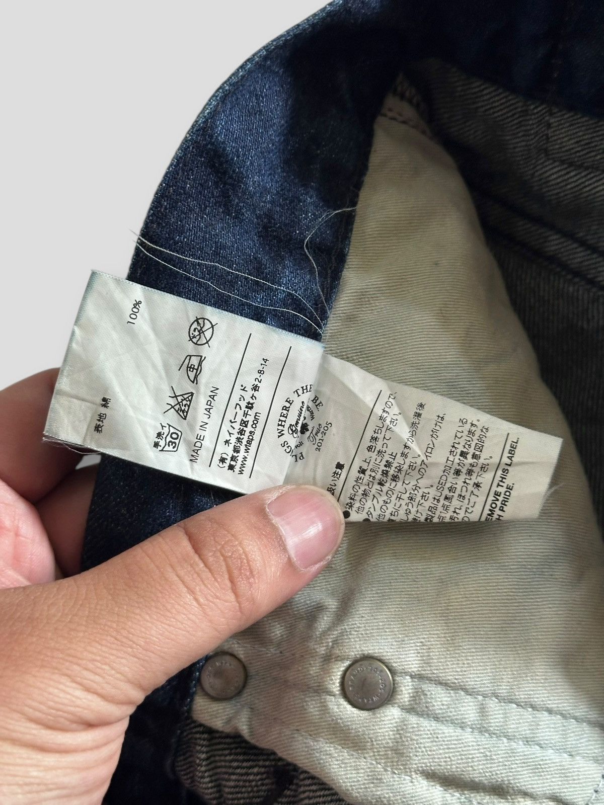 Wtaps Wtaps FW13 LIFIST Denim Size US 31 - 7 Thumbnail