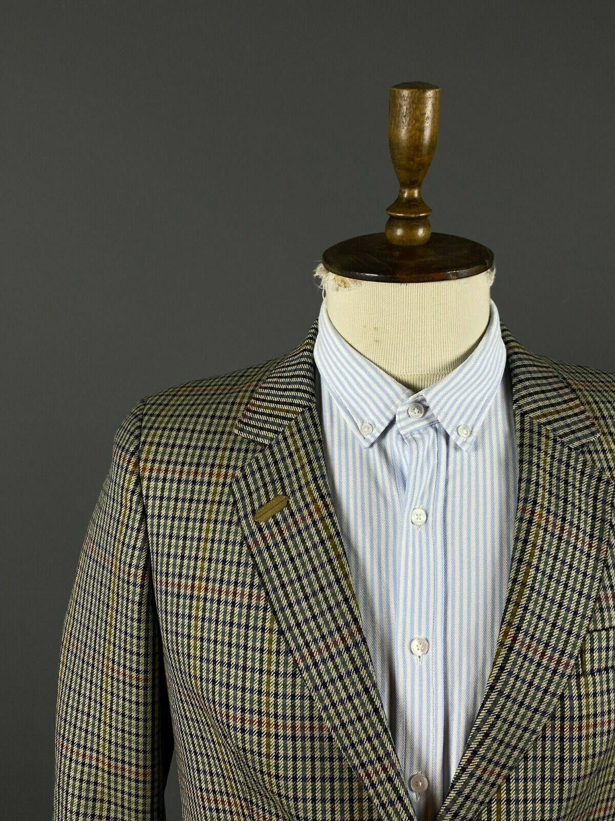 DAKS Daks Signature London Check Coat Blazer M / US 40 / EU 50 Size 40R - 3 Thumbnail