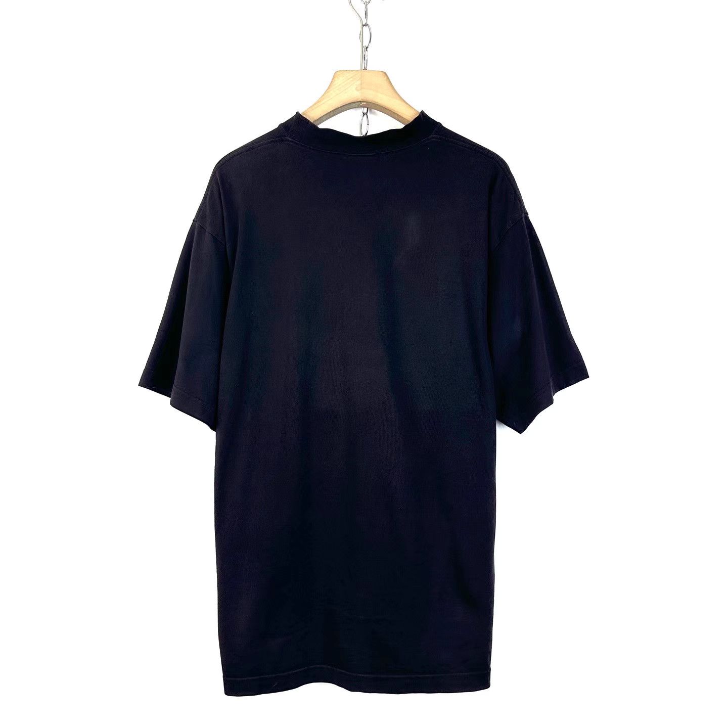 Balenciaga Balenciaga Black WiFi Logo Print Short Sleeve T-shirt K12 Size US S / EU 44-46 / 1 - 2 Thumbnail