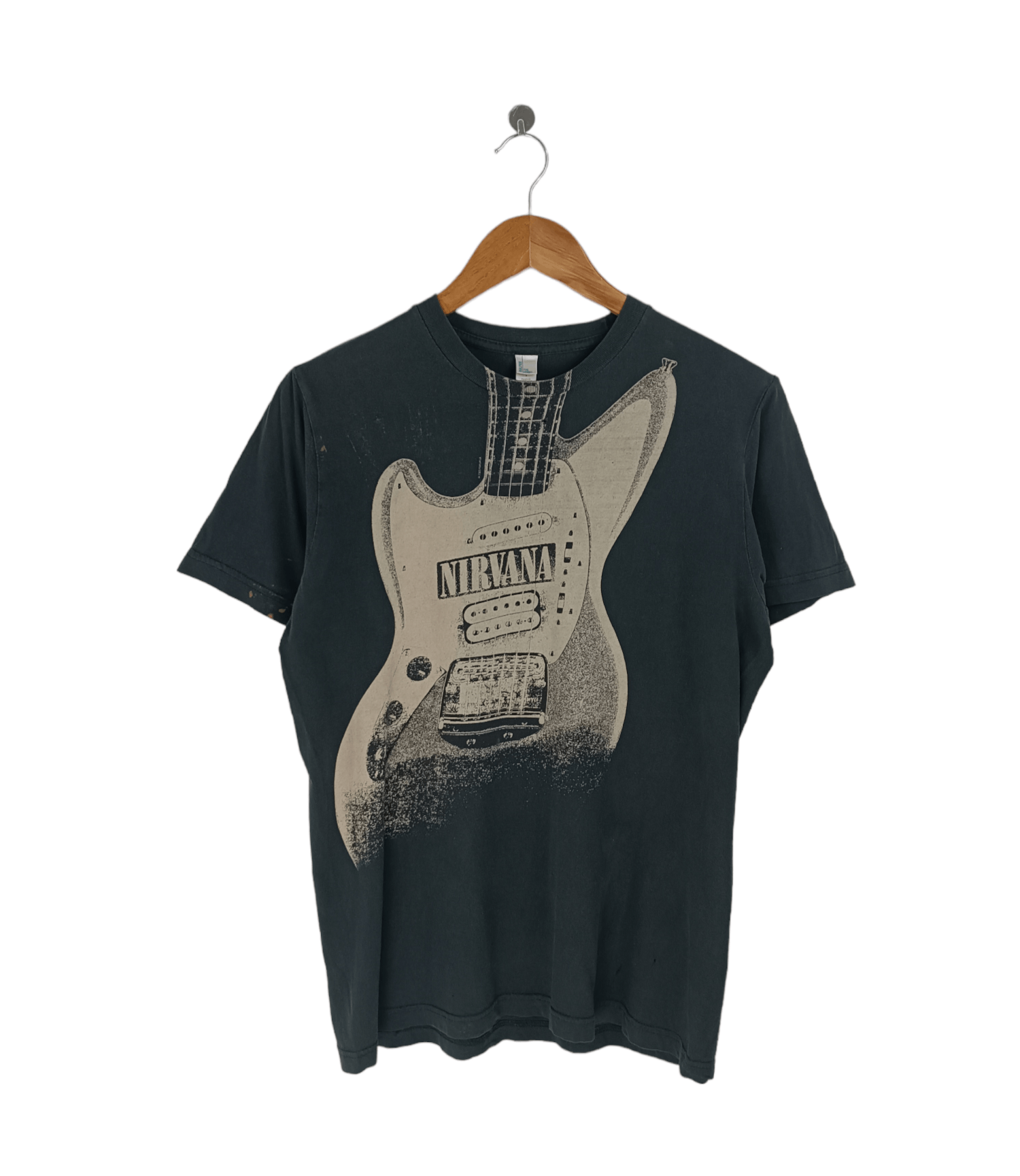Nirvana VINTAGE 2005 NIRVANA KURT FENDER TEE Y2K(foo fighters grohl) Size US M / EU 48-50 / 2 - 1 Thumbnail