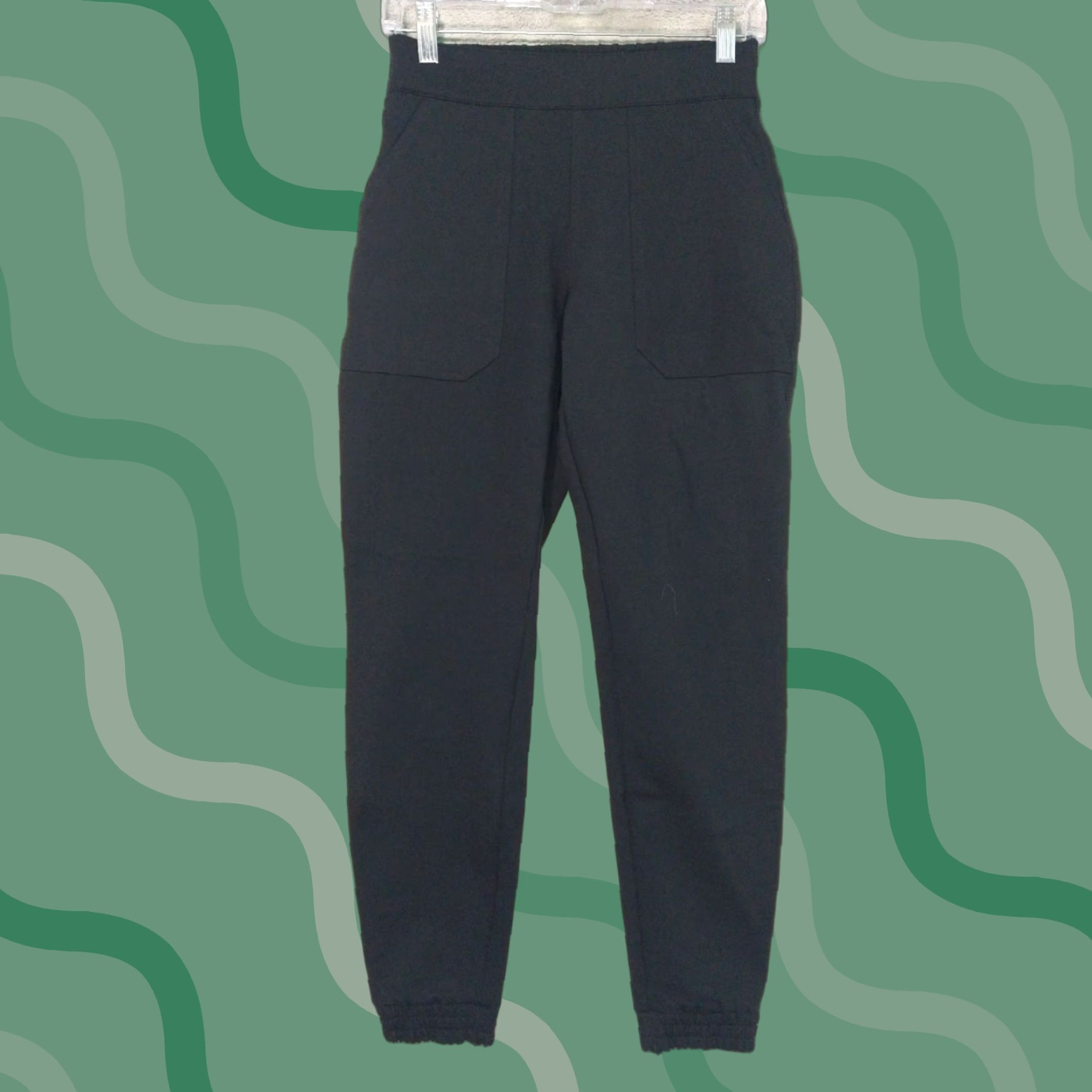 Spanx SPANX Womens Joggers Small Black Active Stretch Pants Tapered Casual Size 28" / US 6 / IT 42 - 1 Thumbnail