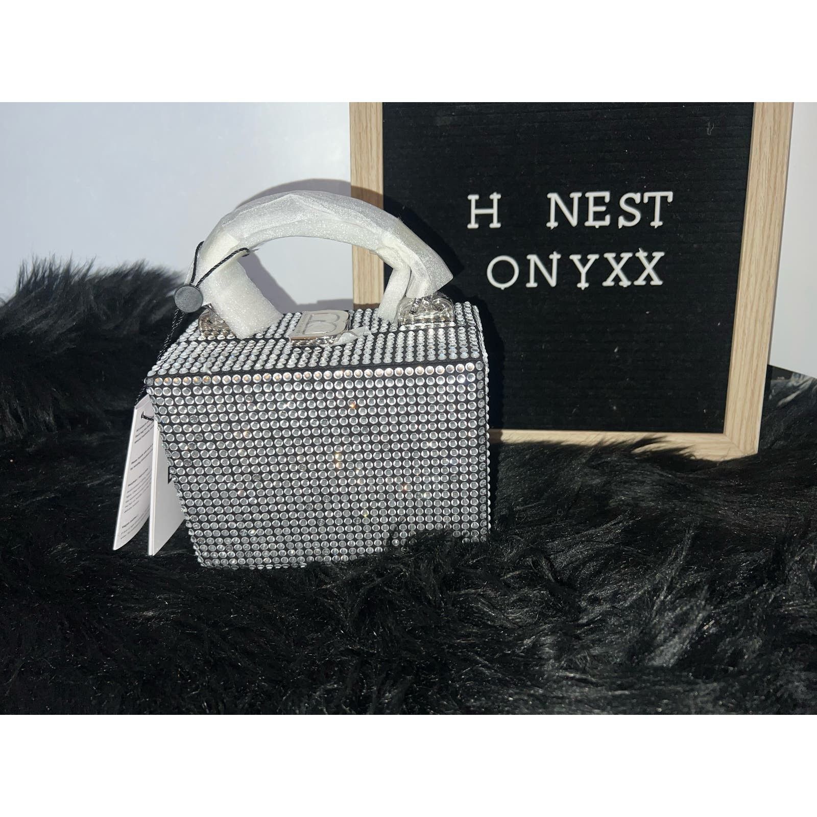 Brandon Blackwood Brandon Blackwood mini velvet crystal trunk Size ONE SIZE - 1 Thumbnail