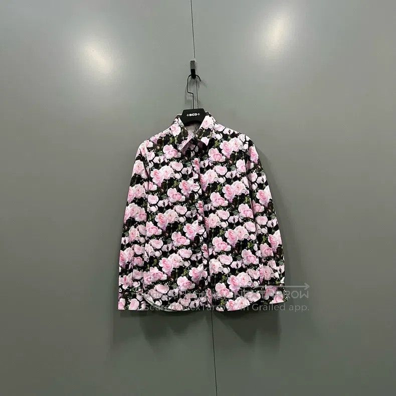 Givenchy Givenchy Size38 Floral Full Print Long Sleeve Shirt Size US M / EU 48-50 / 2 - 1 Thumbnail