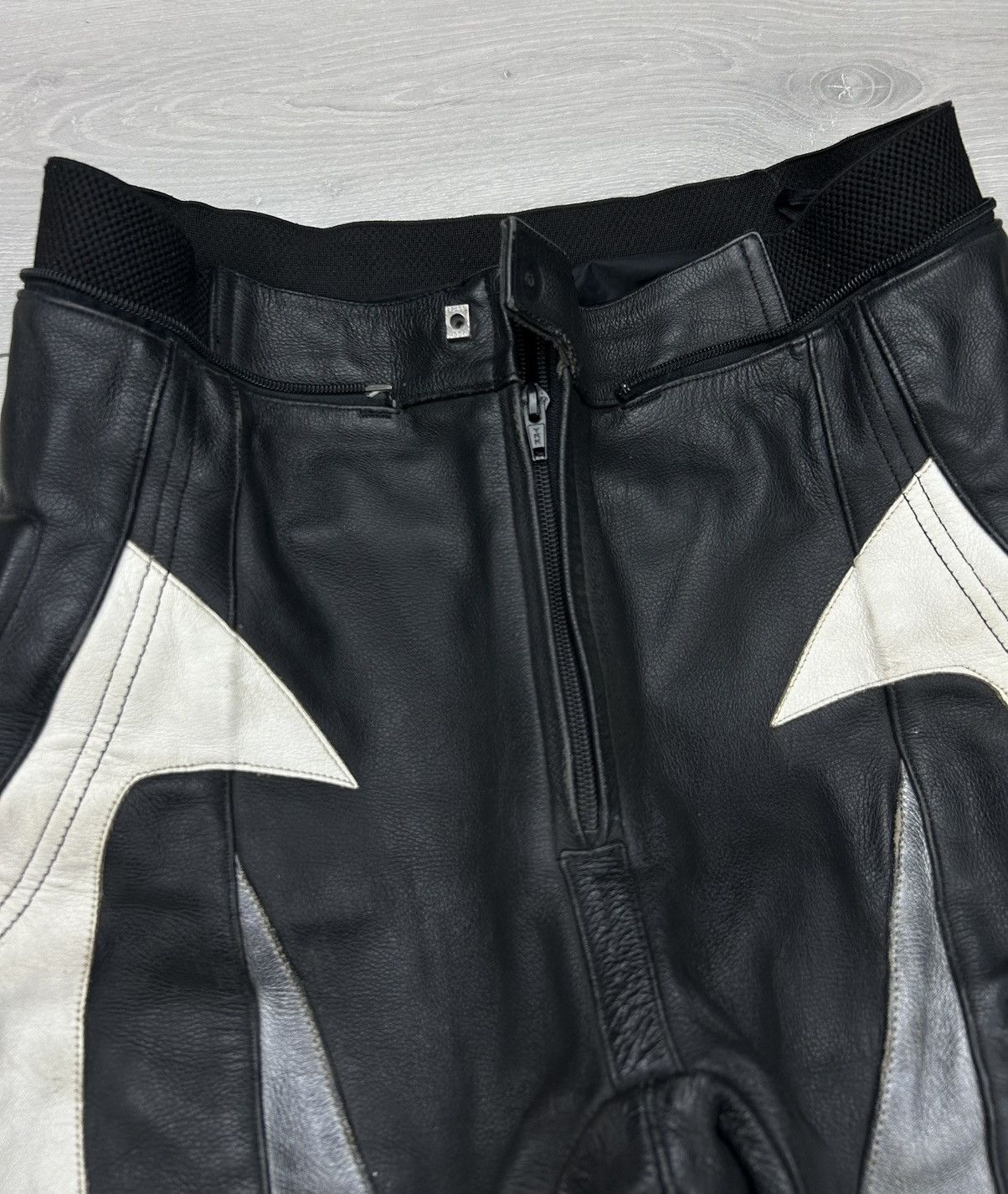 Hein Gericke × Leather Hein Gericke Leather Moto pant Racing size 52 Black Size US 35 - 3 Thumbnail