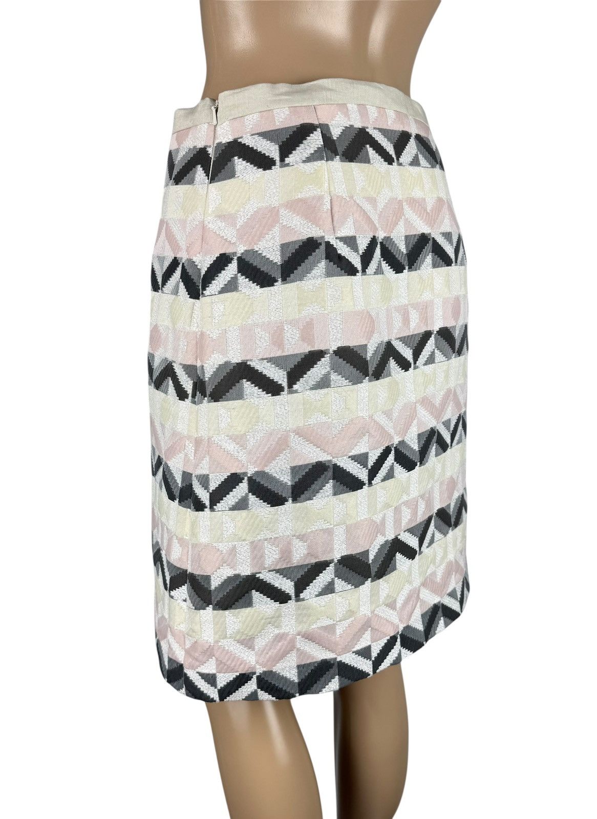 Weekend Max Mara Weekend Max Mara Midi Skirt Cotton-Linen size US6 IT40 Size 28" / US 6 / IT 42 - 6 Thumbnail