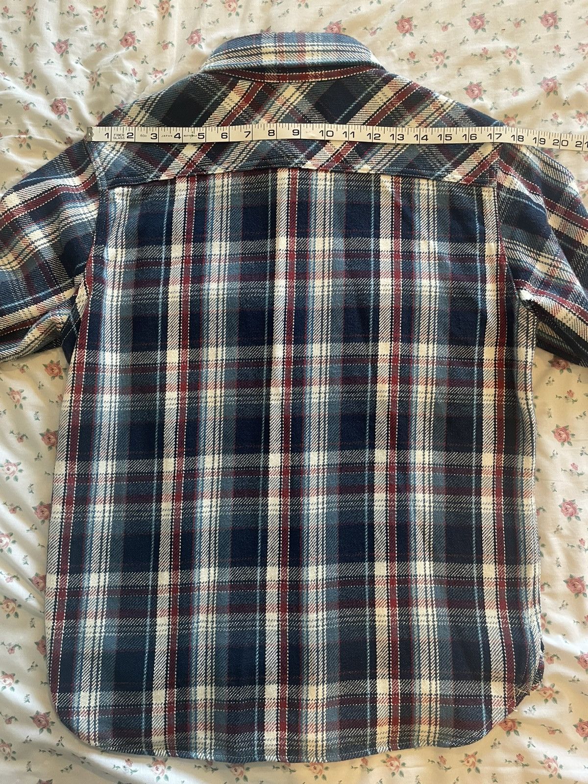 UES Japan UES Heavy Flannel Shirt - Navy Size US S / EU 44-46 / 1 - 14 Thumbnail