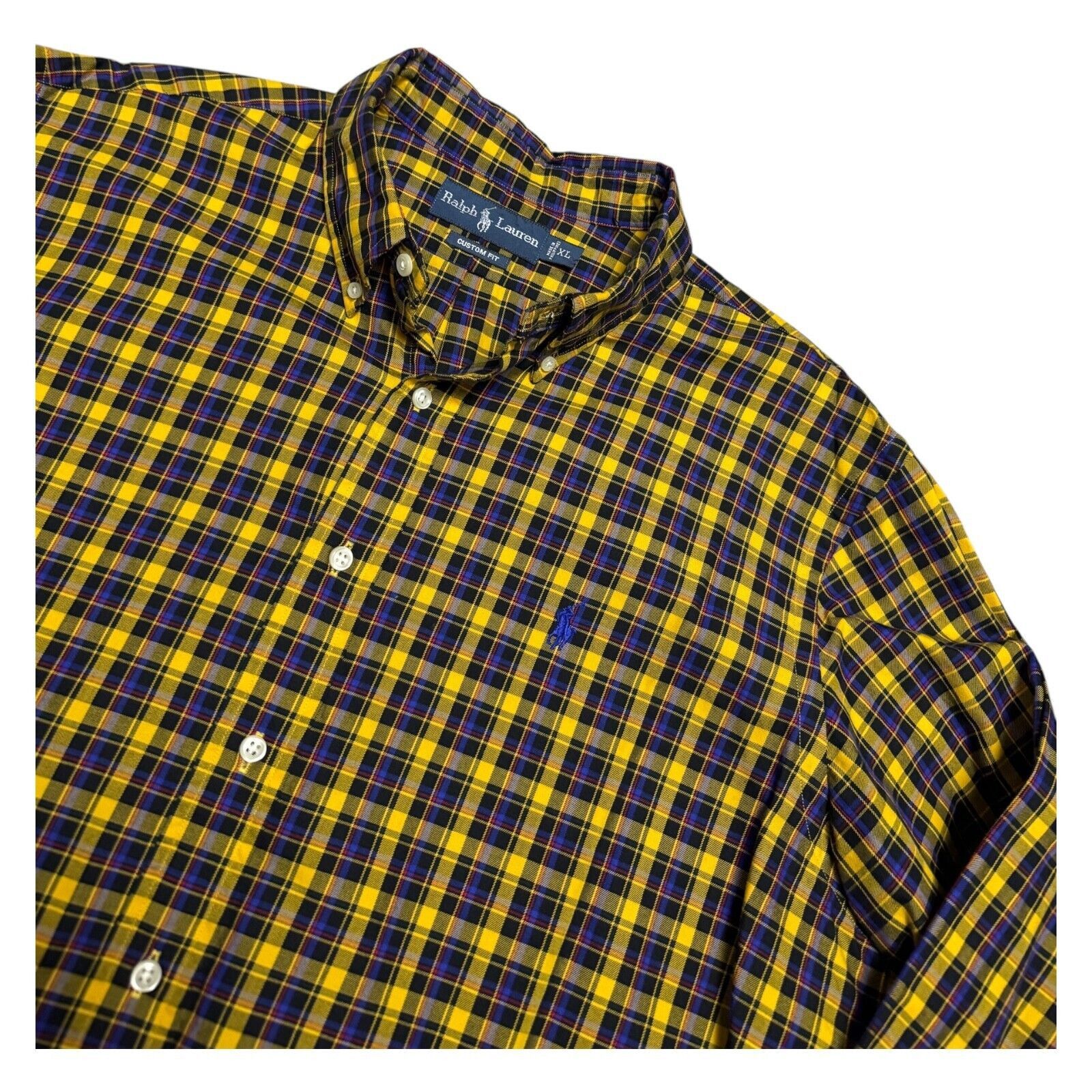 Polo Ralph Lauren POLO RALPH LAUREN Plaid Business Casual Designer Shirt XL Size US XL / EU 56 / 4 - 5 Thumbnail