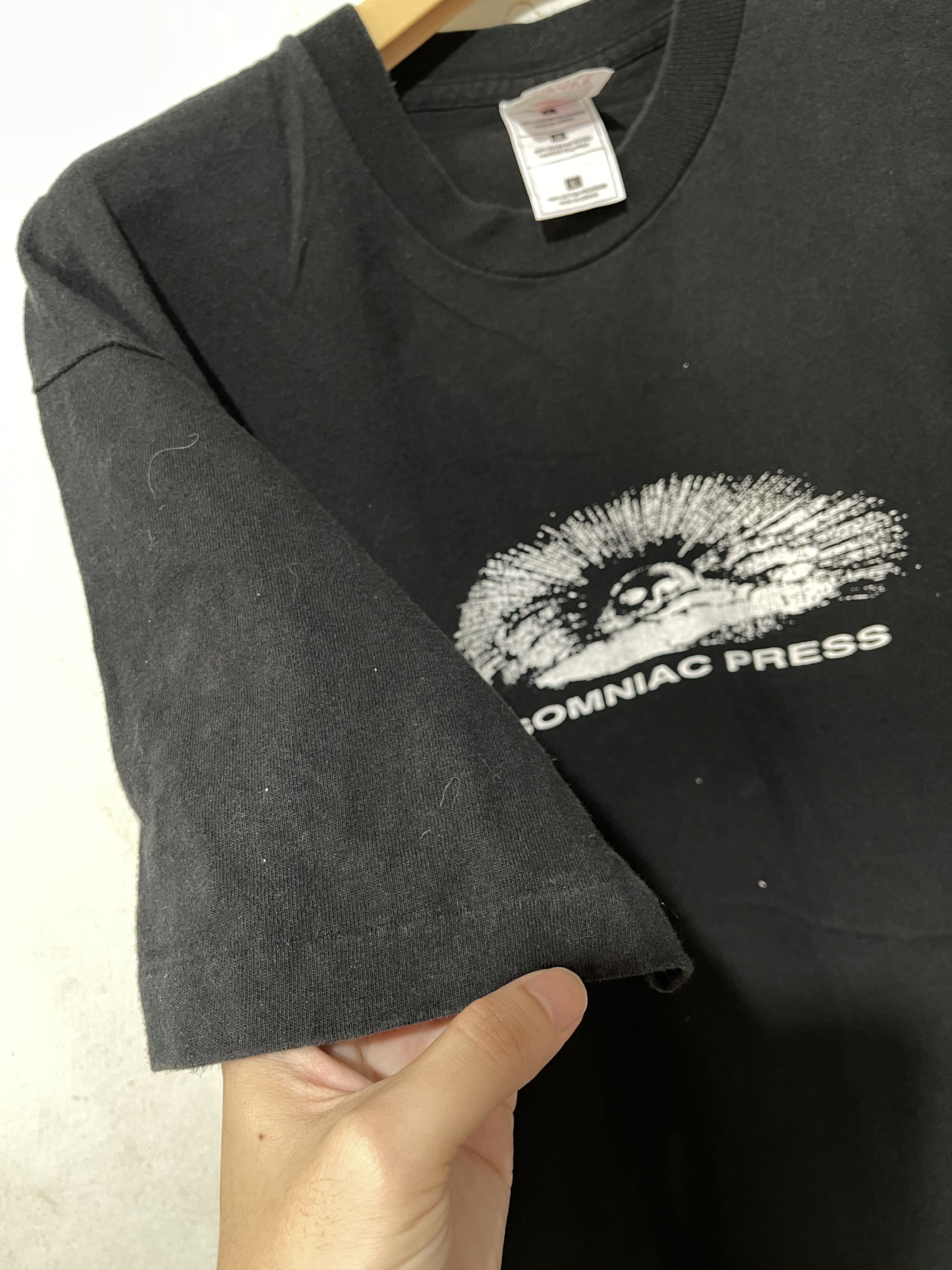 Sci-Fi Fantasy × Vintage Vintage 90s Insomniac Press Shirt Size US L / EU 52-54 / 3 - 4 Thumbnail