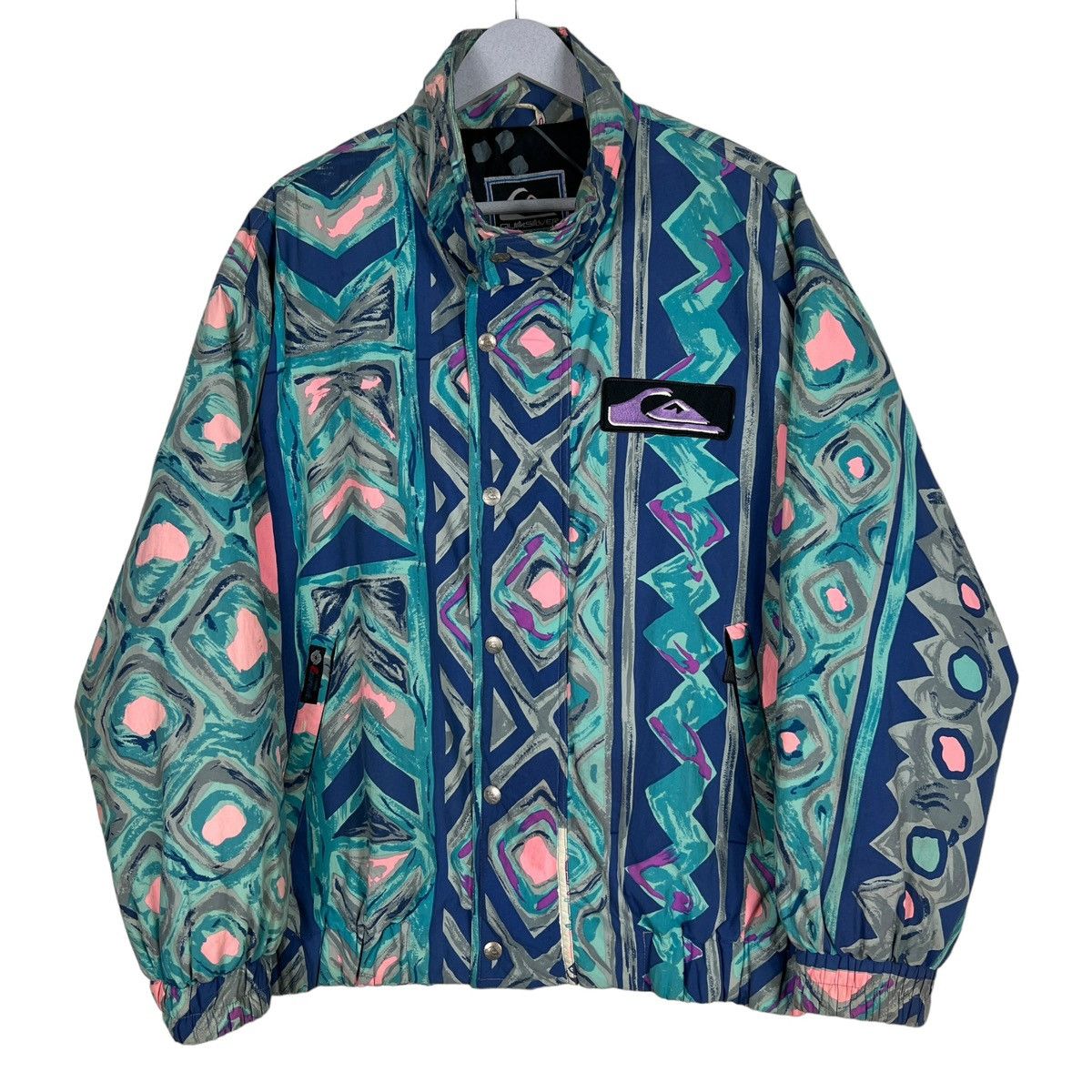 Quiksilver Vintage Quiksilver Bomber Jacket Size US M / EU 48-50 / 2 - 1 Thumbnail