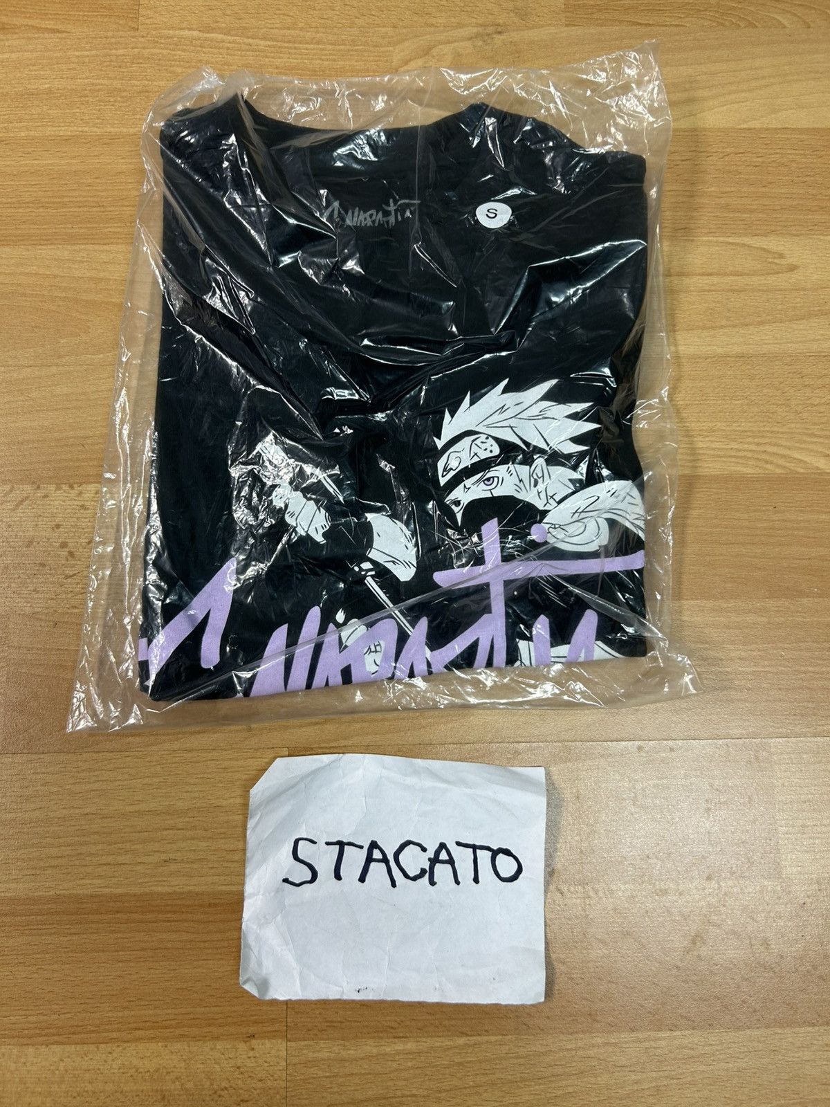 Gnarcotic × Japanese Brand Gnarcotic Lil Gnar Naruto Kakashi Tee Black/Purple Size US S / EU 44-46 / 1 - 2 Thumbnail