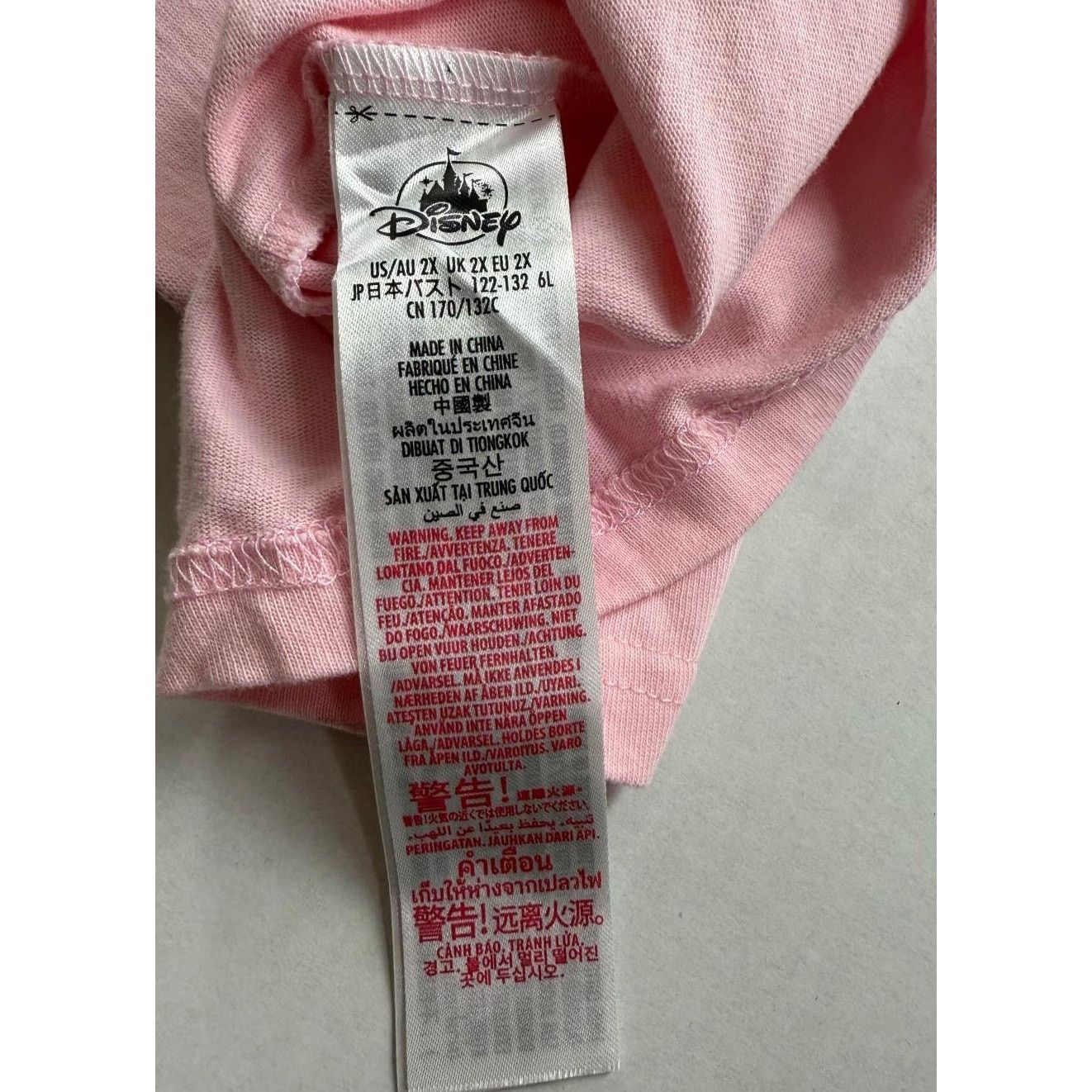 Disney Disney Pink Mickey Mouse Shirt - Women's Size 2X Size XXL / US 16-18 / IT 52-54 - 3 Thumbnail