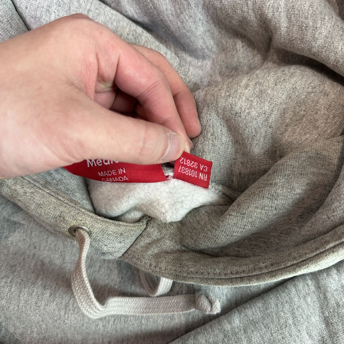 Supreme Box logo Grey FW14