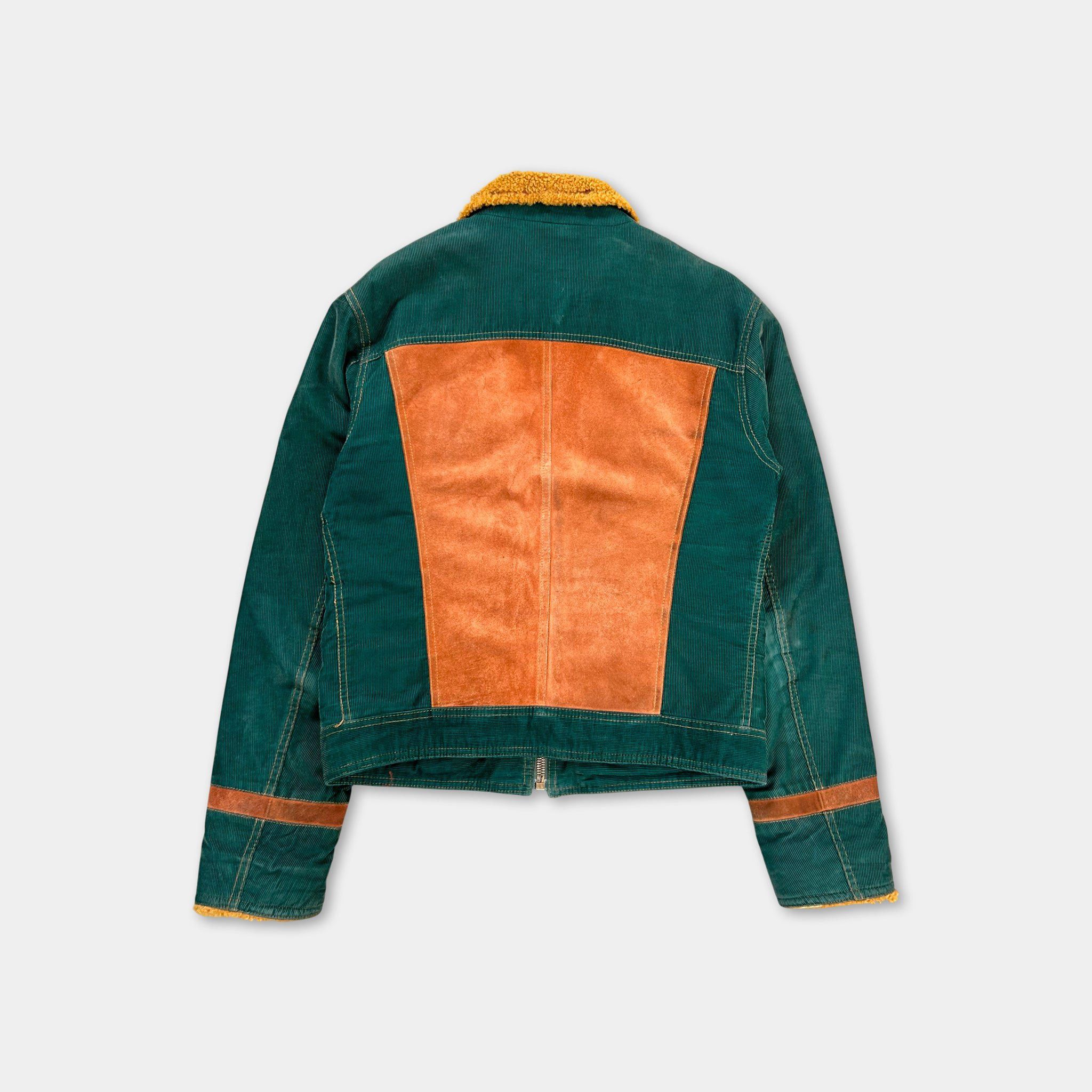 Dolce & Gabbana Dolce & Gabbana Corduroy Multi-Panel Fur Collar Jacket Size US L / EU 52-54 / 3 - 5 Thumbnail
