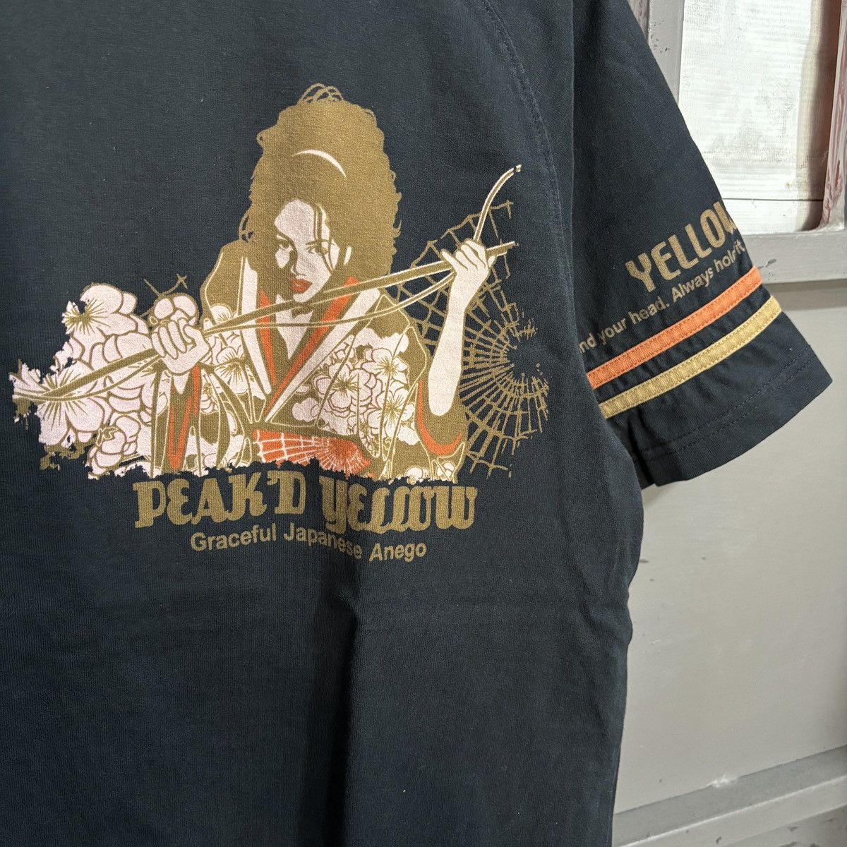 Japanese Brand Vintage Y2K Peak’D Yellow Ted company Tshirt Size US L / EU 52-54 / 3 - 4 Thumbnail