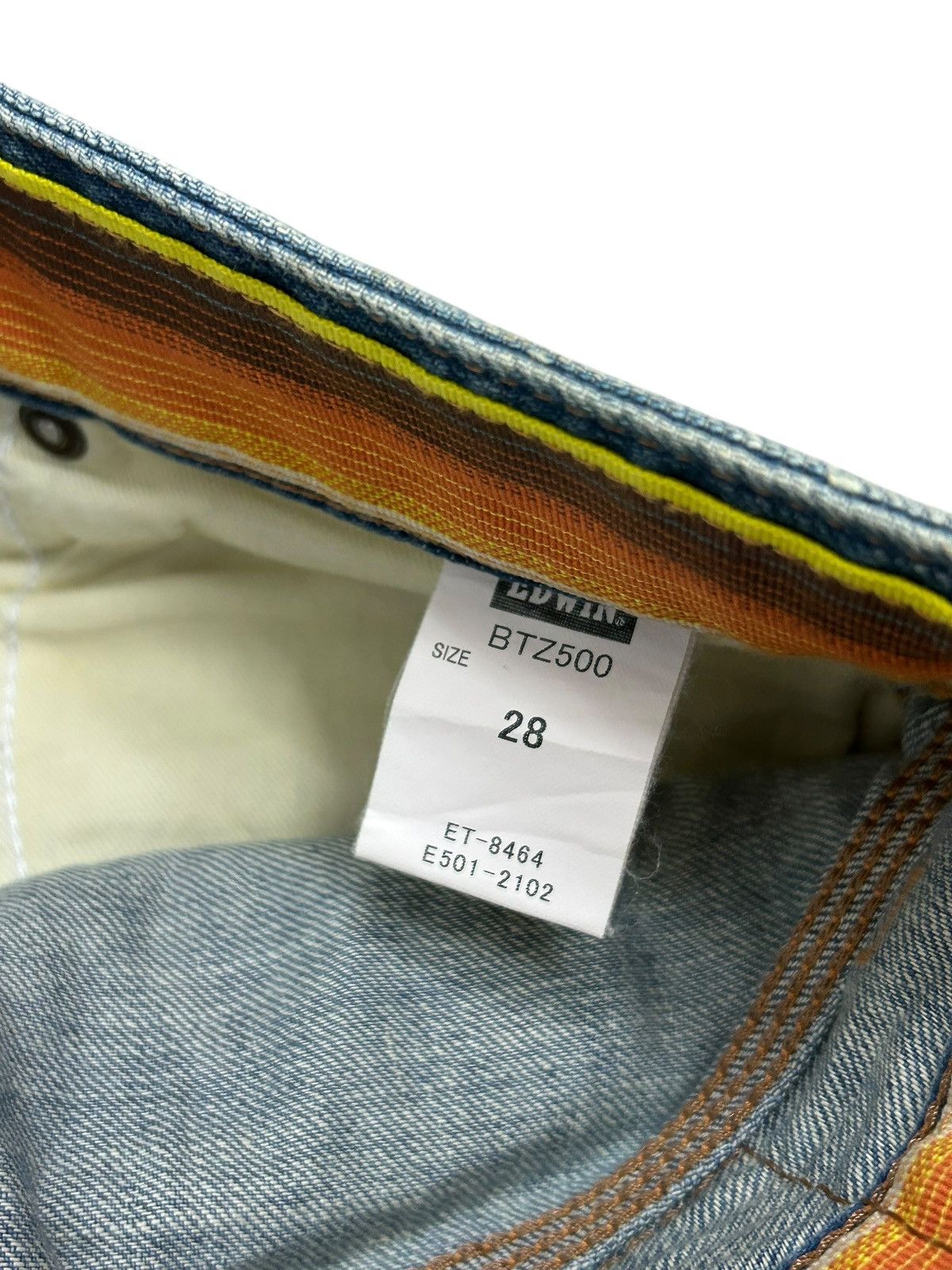 Edwin Flare Edwin 503 Blue Trip Clawn Marks Washed Size US 30 / EU 46 - 16 Thumbnail