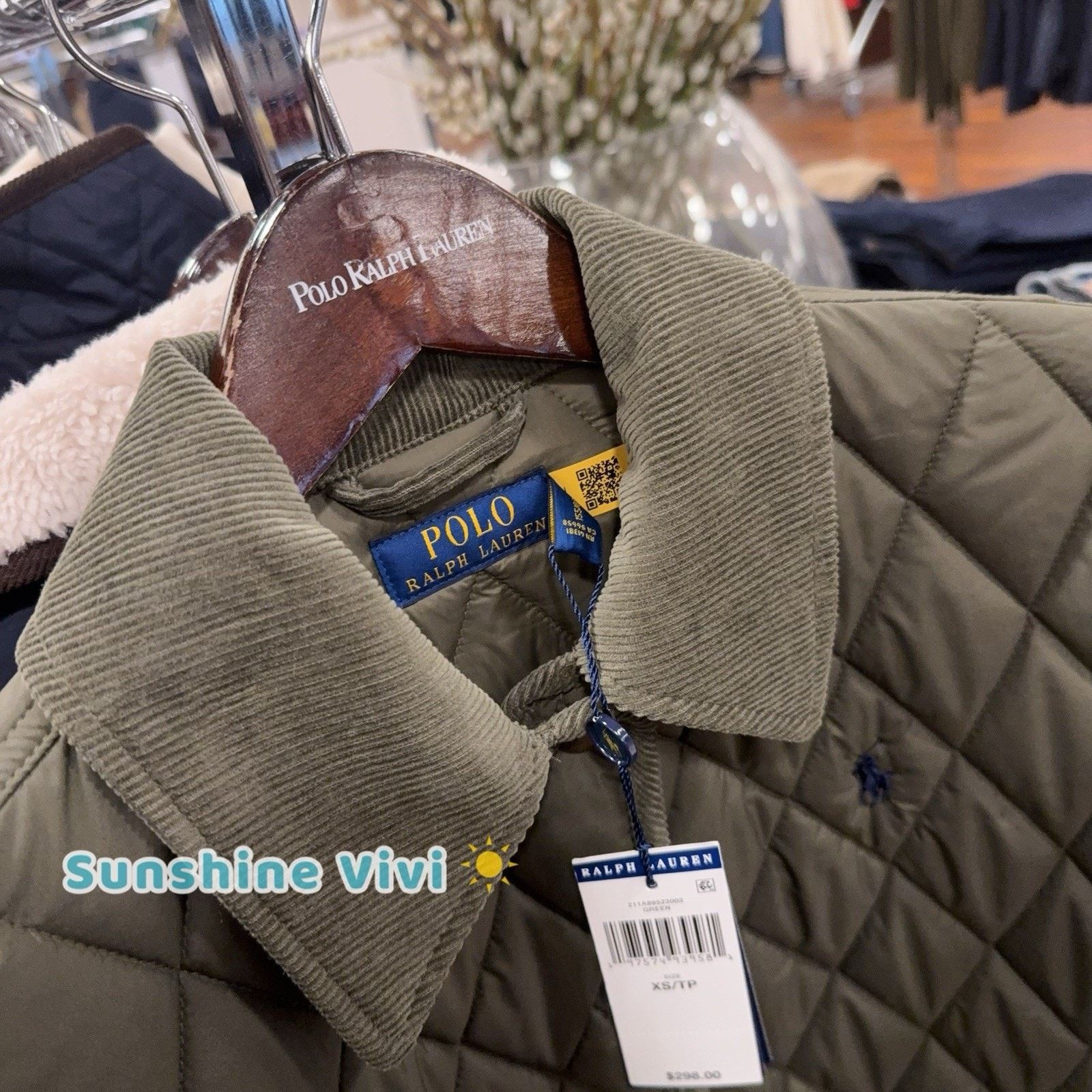 Lauren Ralph Lauren NWT Ralph Lauren Polo Women Quilted Barn Jacket Large Green Size L / US 10 / IT 46 - 6 Thumbnail