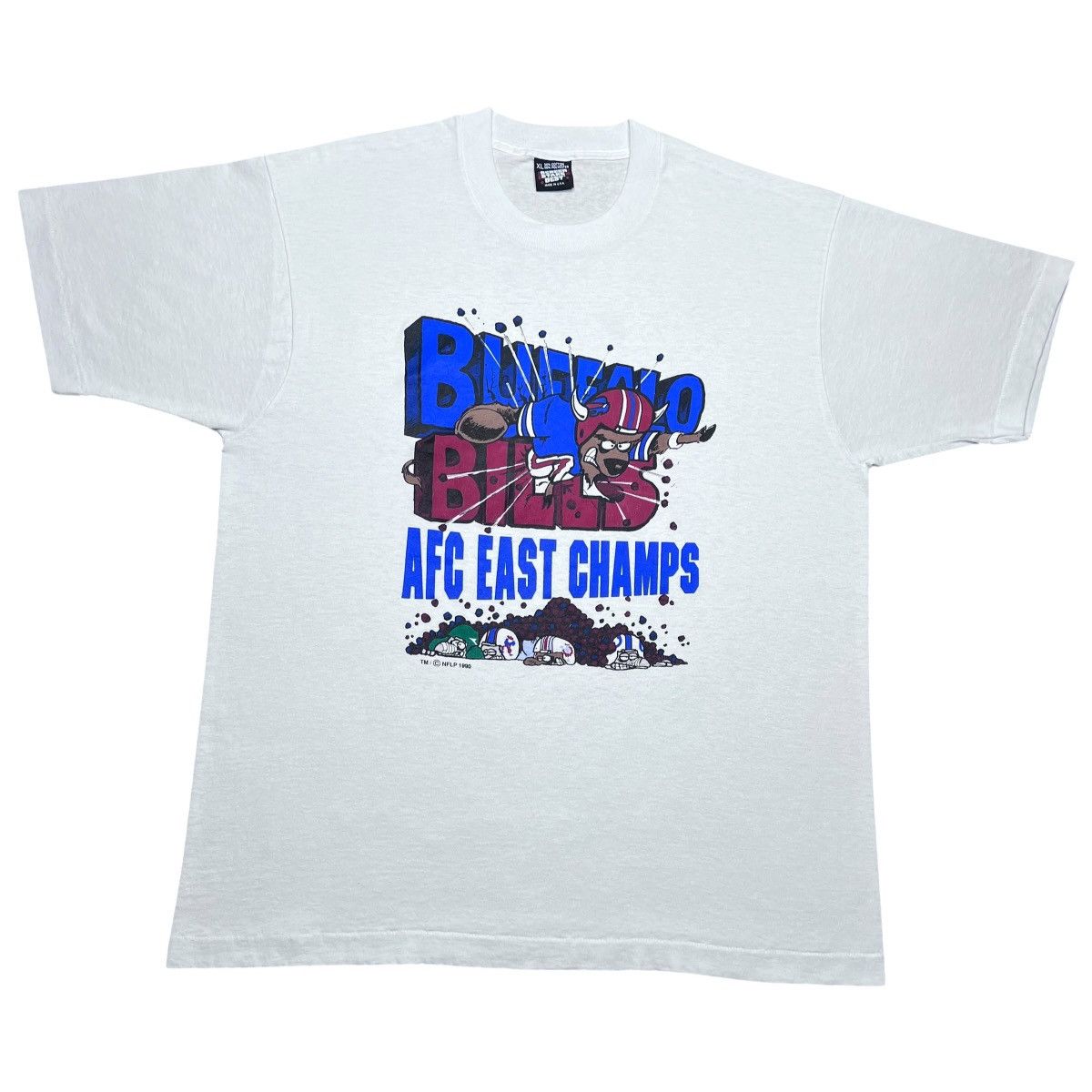 NFL Vintage 1990 NFL Buffalo Bills AFC East Champions T-Shirt Size US XL / EU 56 / 4 - 1 Thumbnail