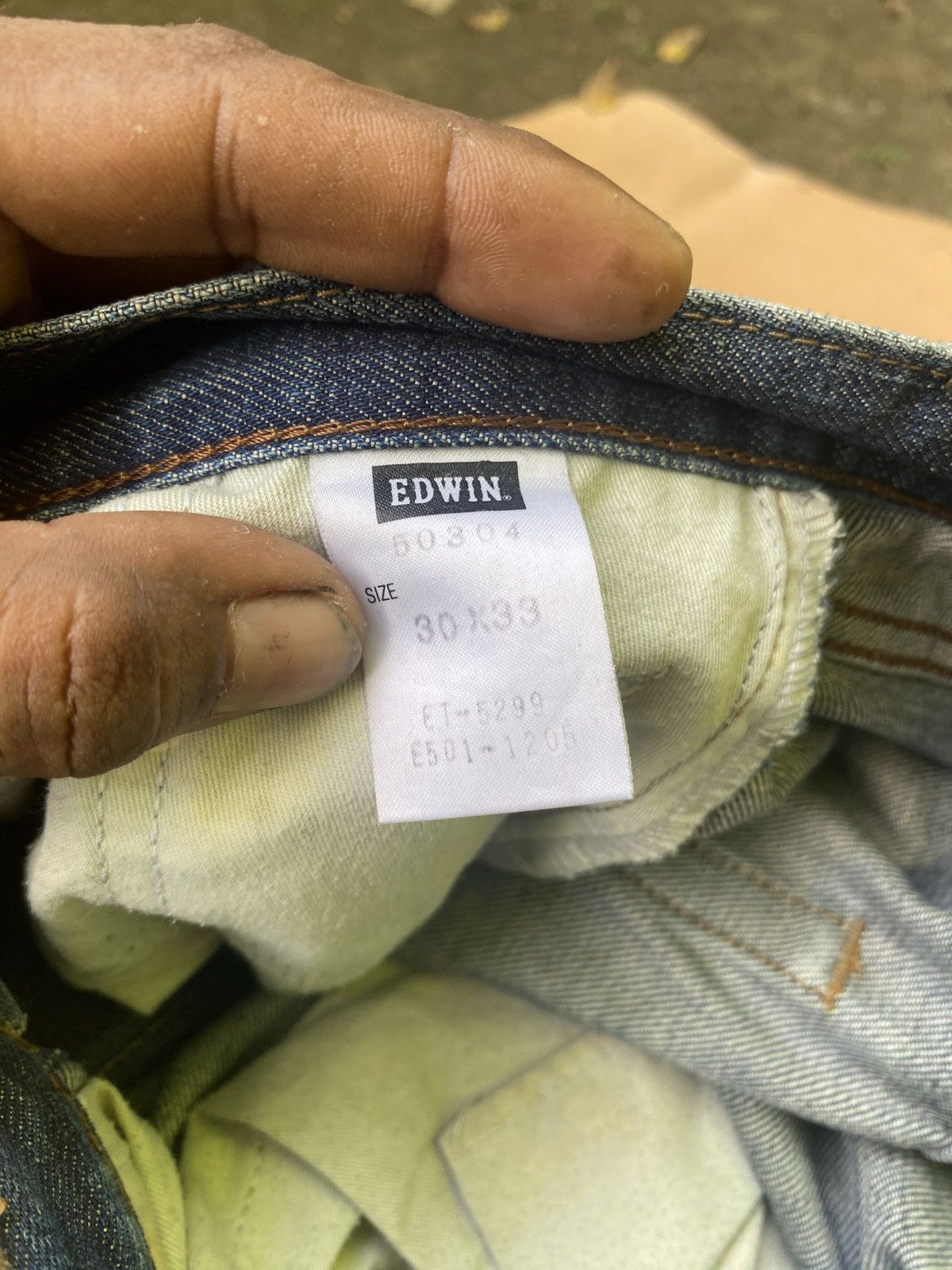 Edwin × If Six Was Nine × Le Grande Bleu (L.G.B.) Edwin 503 regular cut Size US 28 / EU 44 - 7 Thumbnail