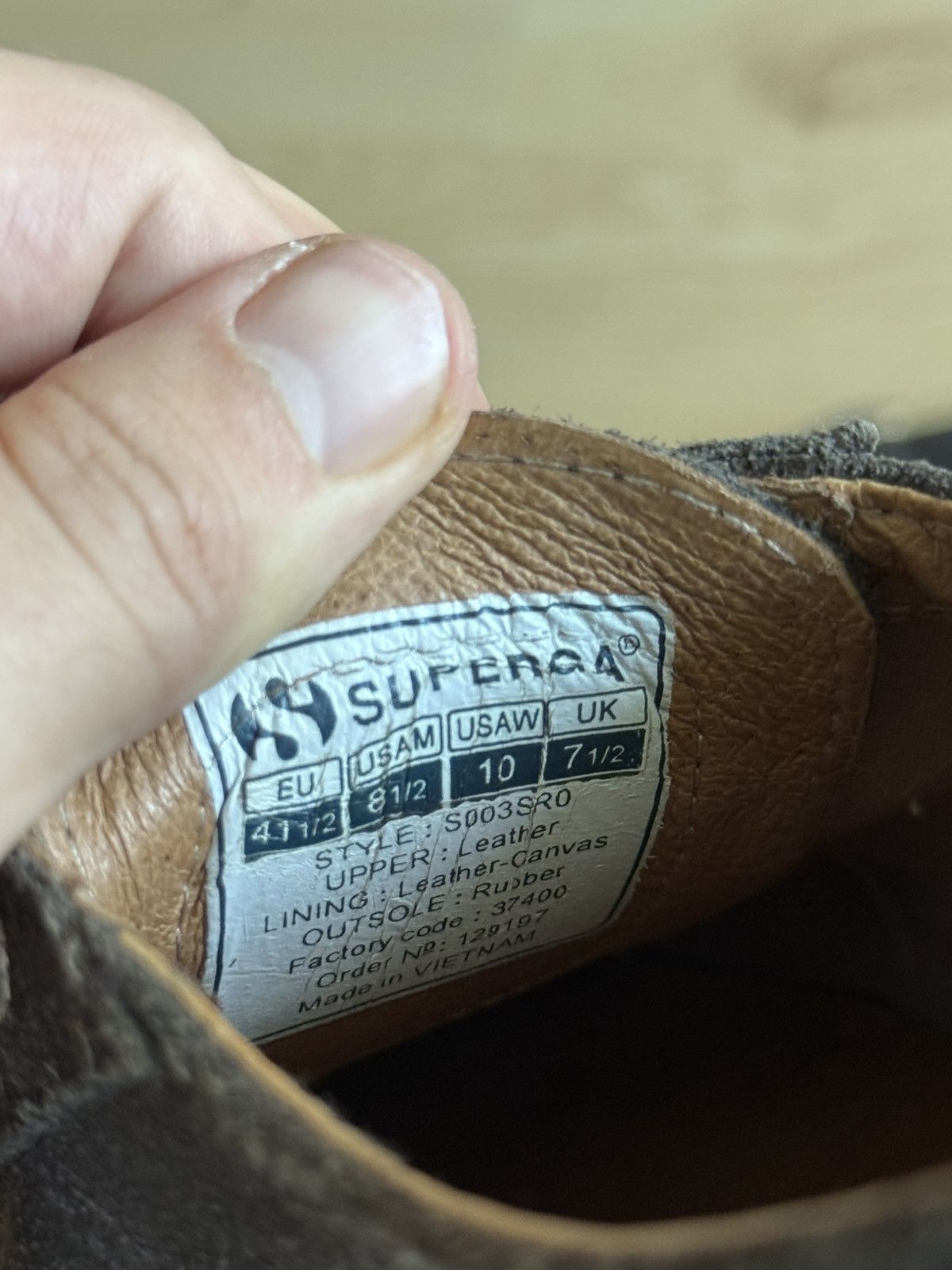 Superga Superga Suede Cotu Classic leather vintage low sneakers Size US 7.5 / EU 40-41 - 7 Thumbnail
