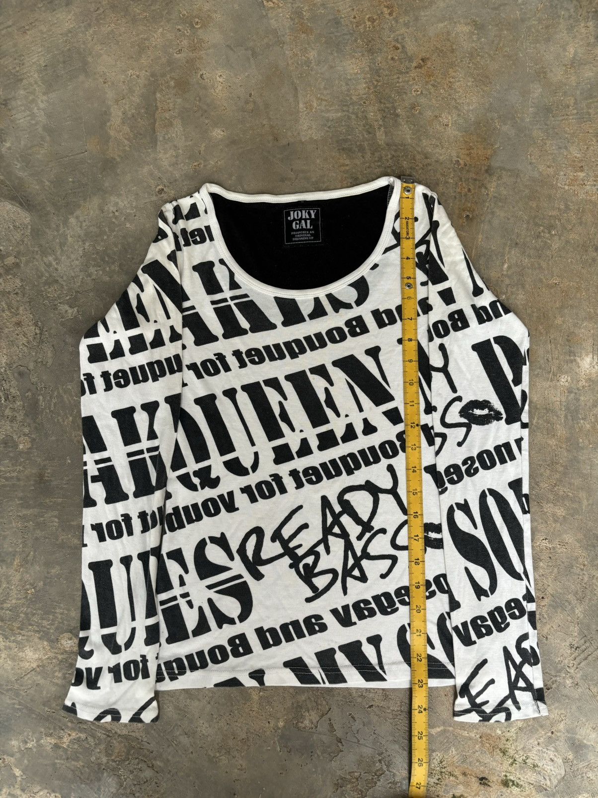 Hysteric Glamour × Japanese Brand Y2k Joky gal Ready Bass Full Print Longsleeve Size US S / EU 44-46 / 1 - 9 Thumbnail