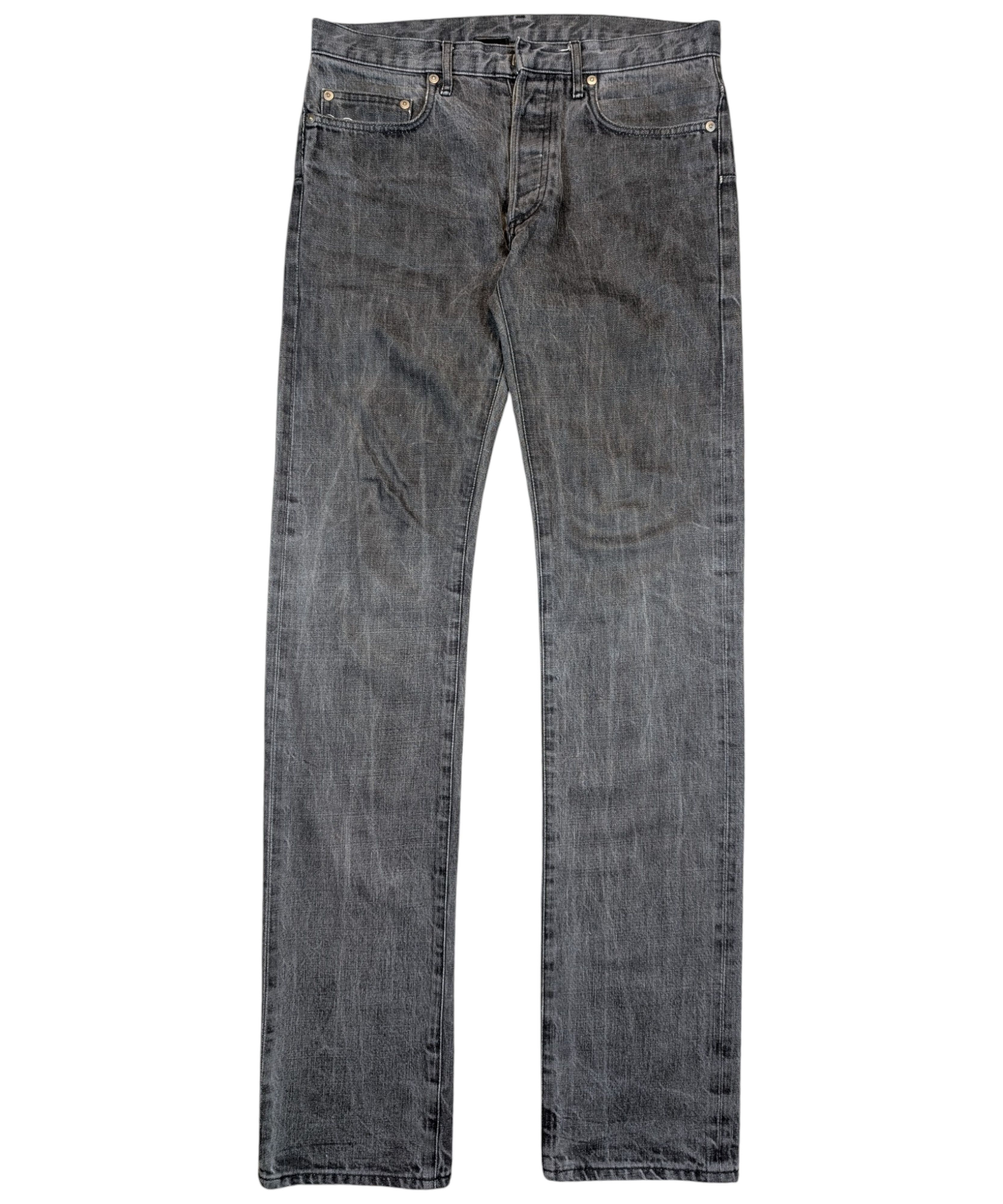 Dior Dior Homme Hedi Slimane Grey Washed Jeans MIJ | Grailed