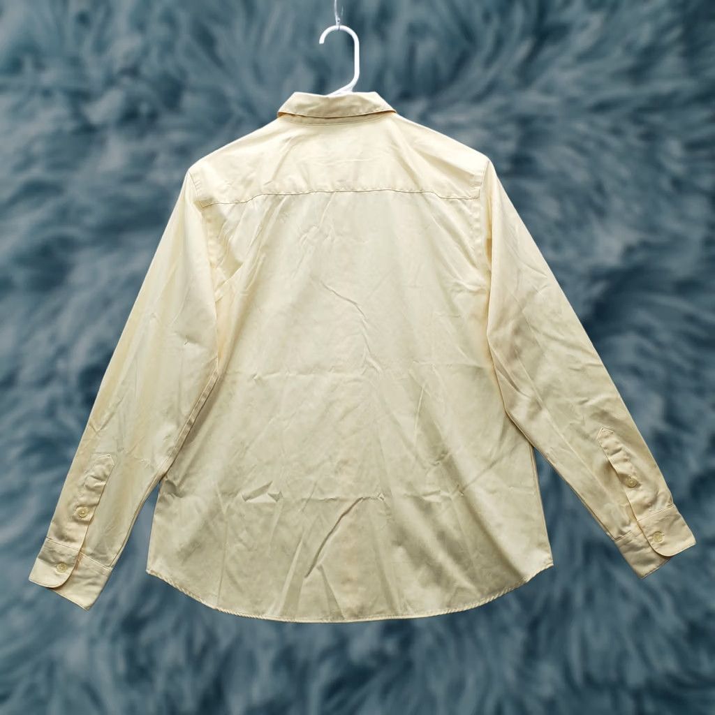 Pendleton Pendleton Shirt Womens Size 6 Yellow Solid Cotton Long Sleeve Button-Down Shirt Size M / US 6-8 / IT 42-44 - 1 Thumbnail